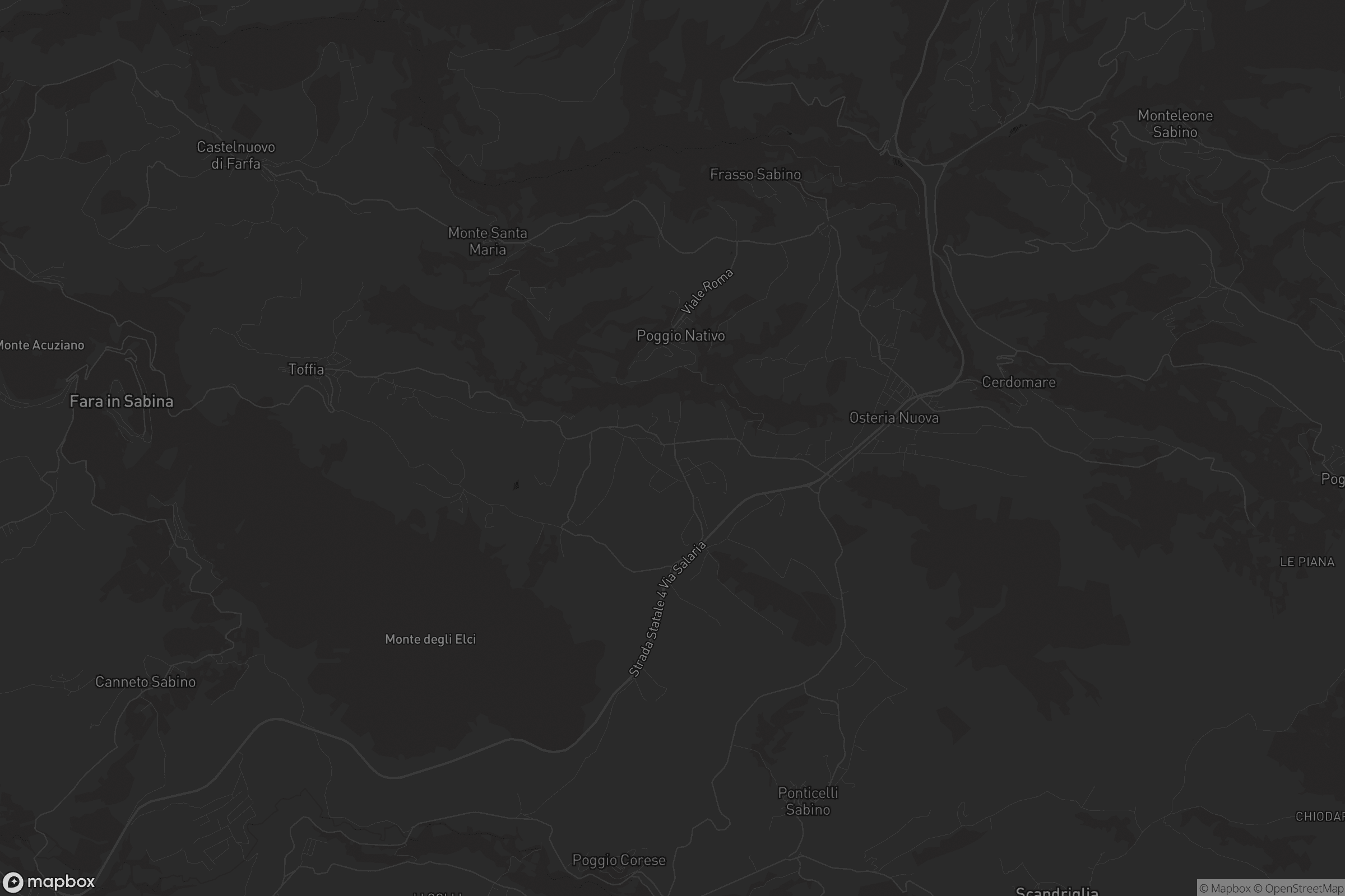 Mappa di Casali di Poggio Nativo