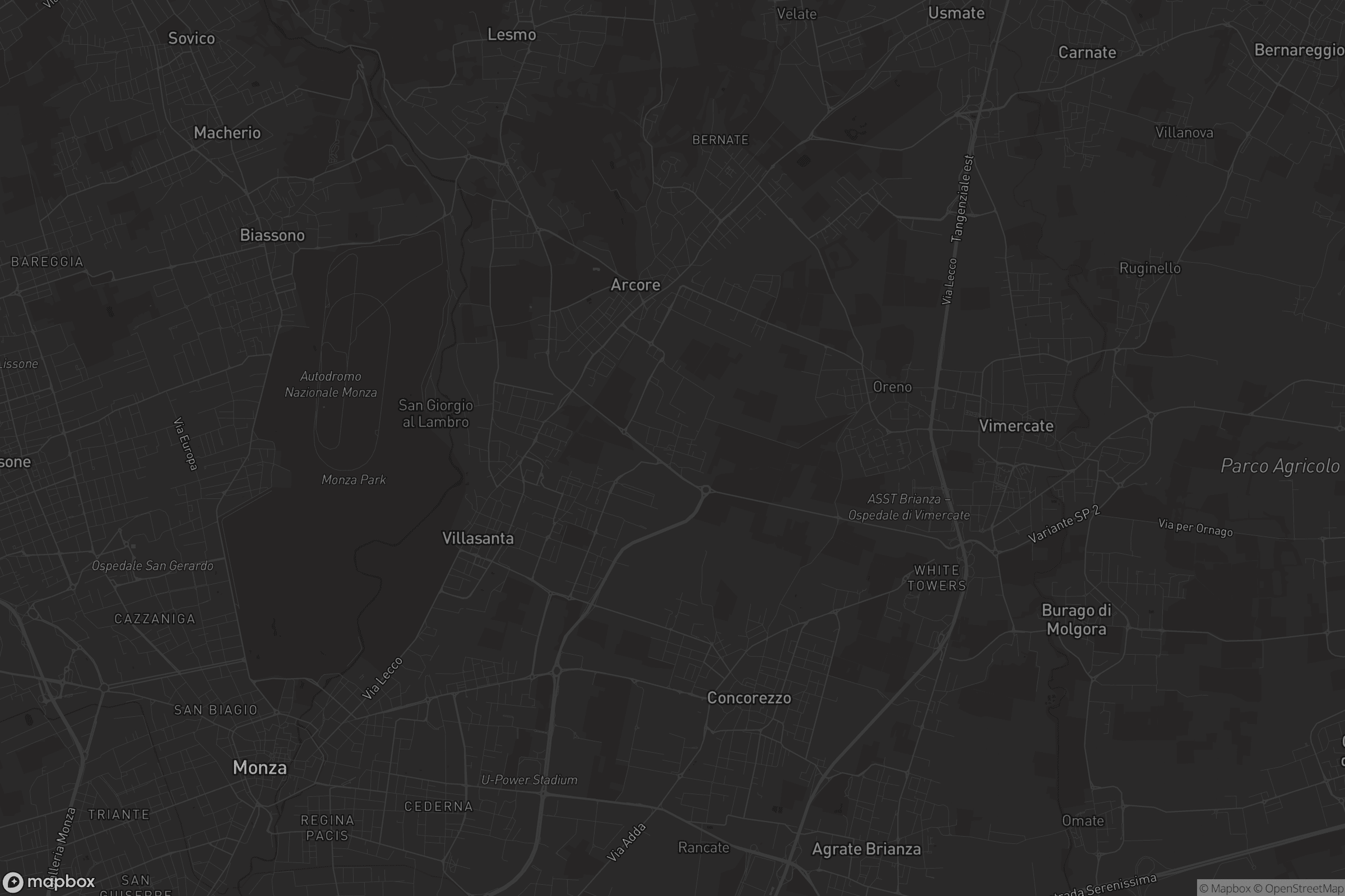 Mappa di Cascina del Bruno