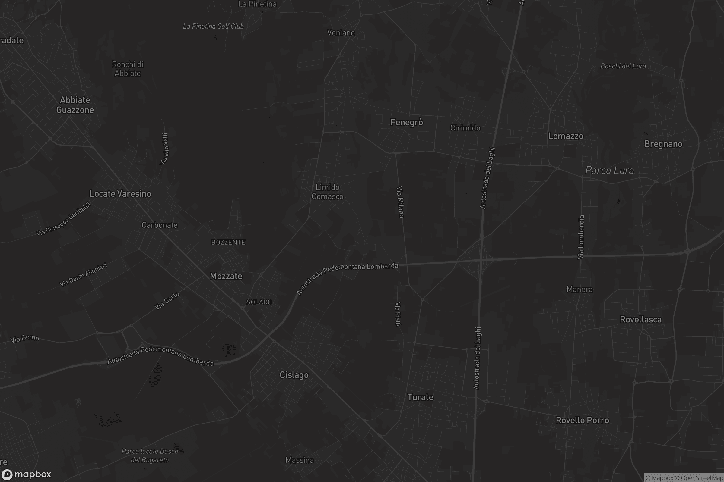 Mappa di Cascina Restelli