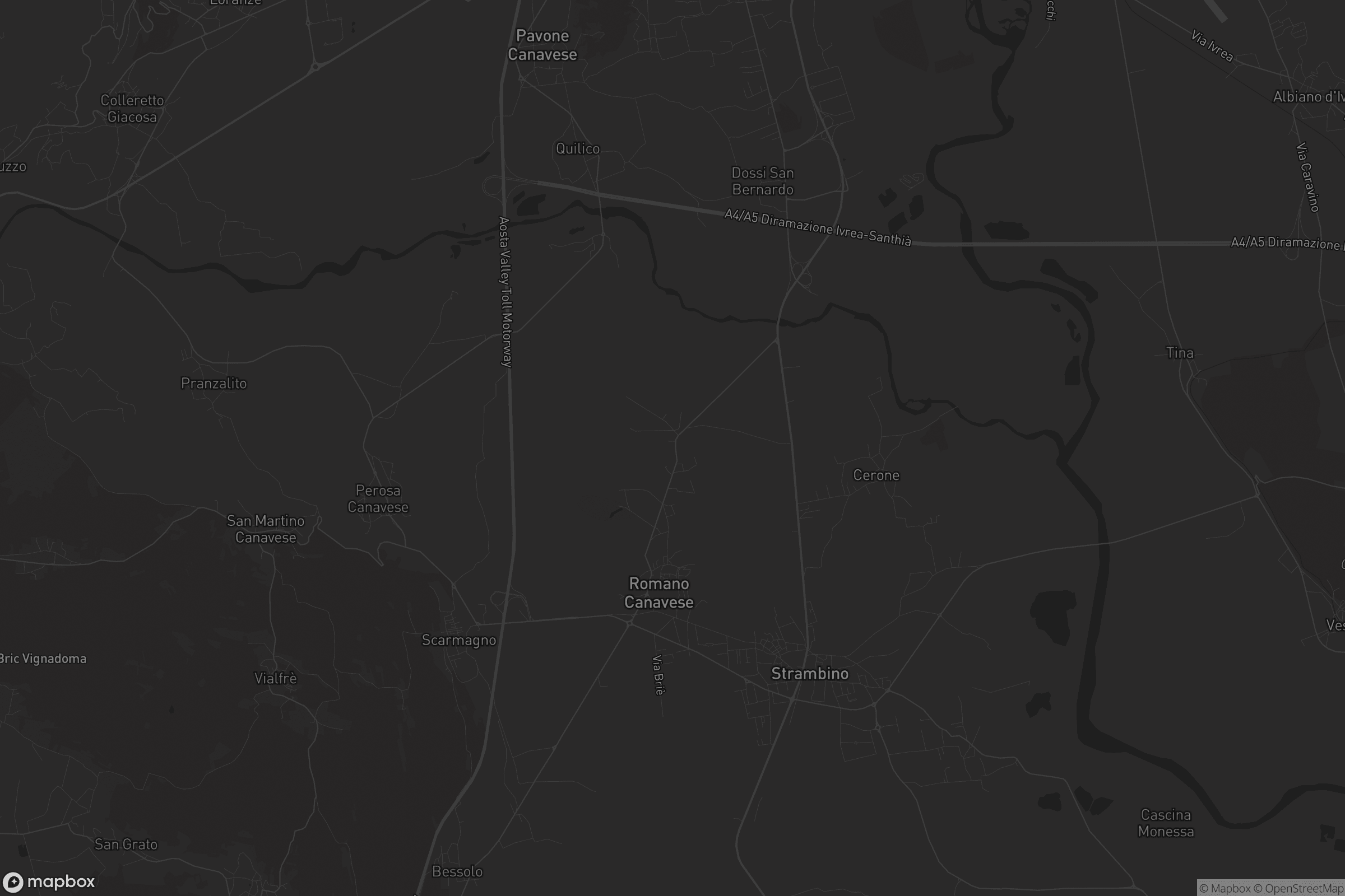 Mappa di Cascine di Romano