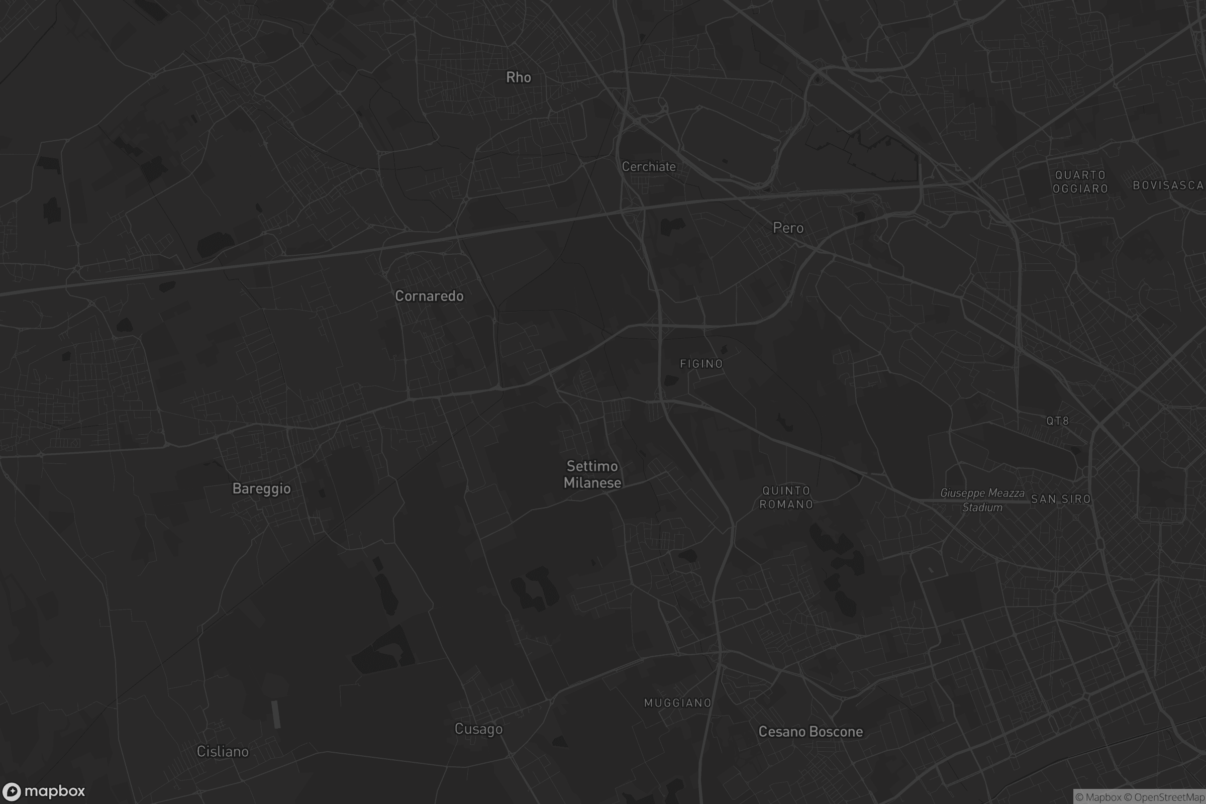 Mappa di Cascine Olona