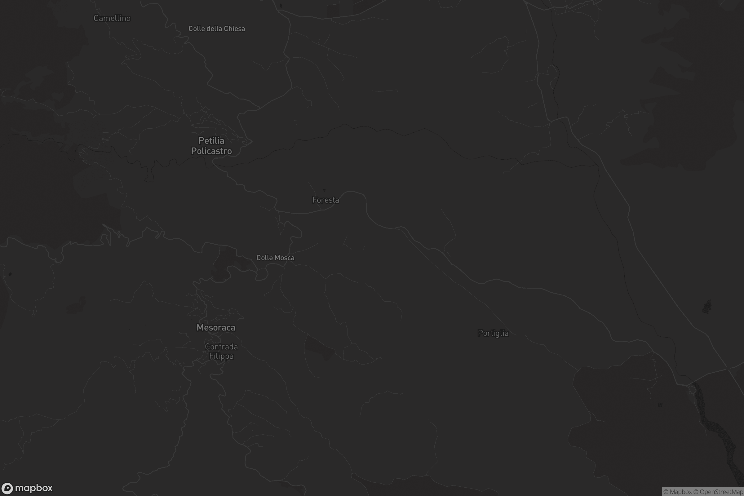 Mappa di Case Camino