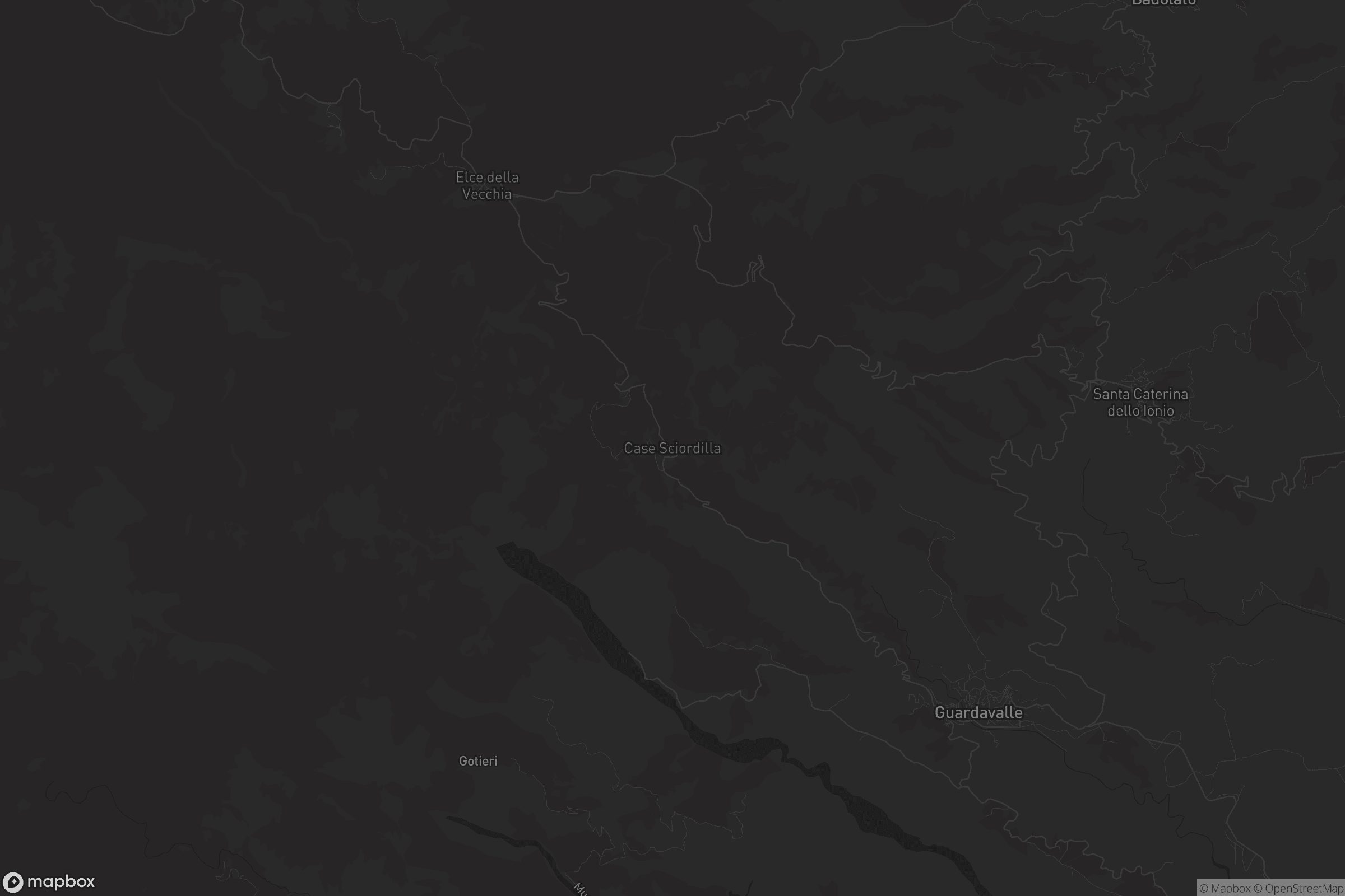 Mappa di Case Sciordilla