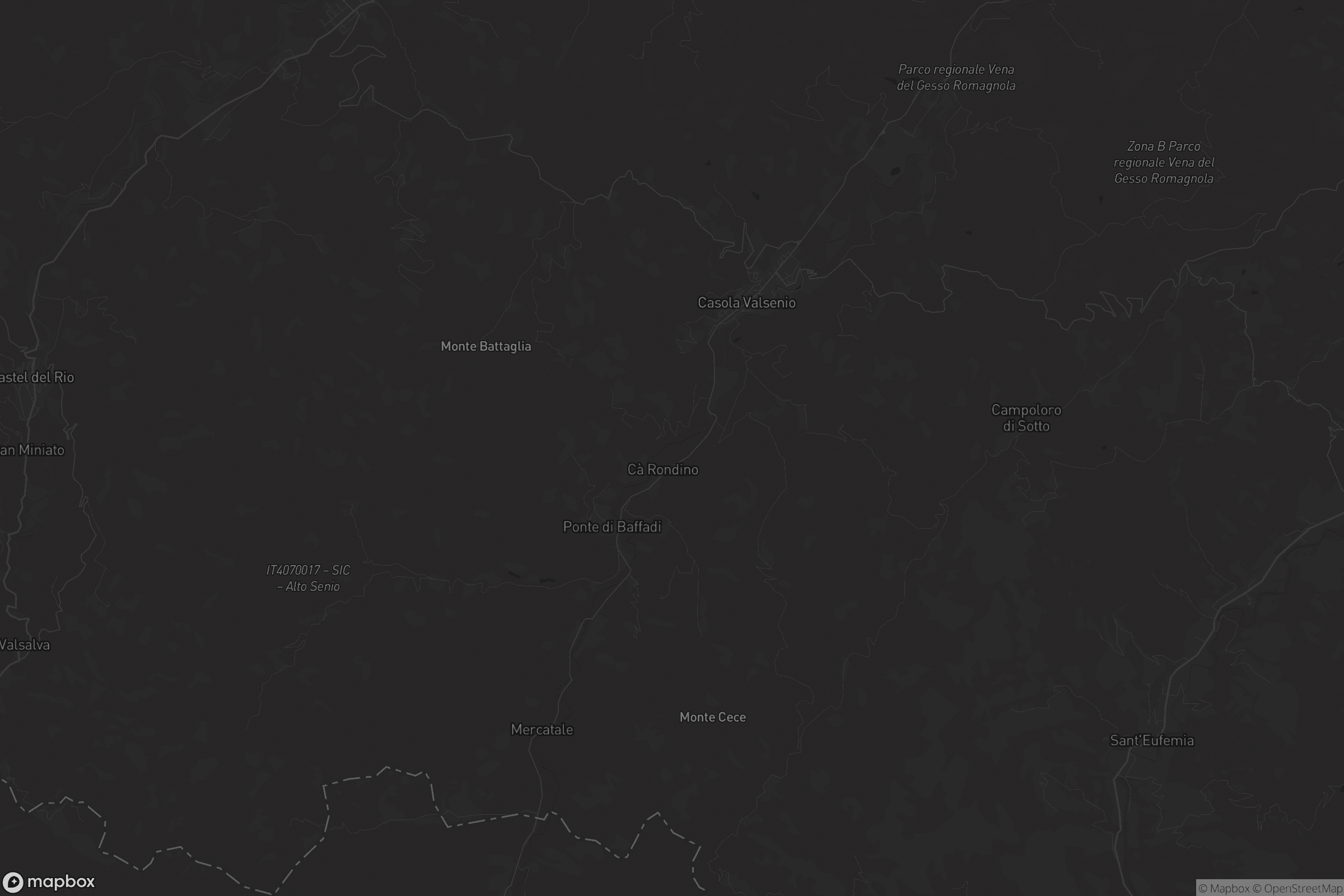 Mappa di Casola Valsenio