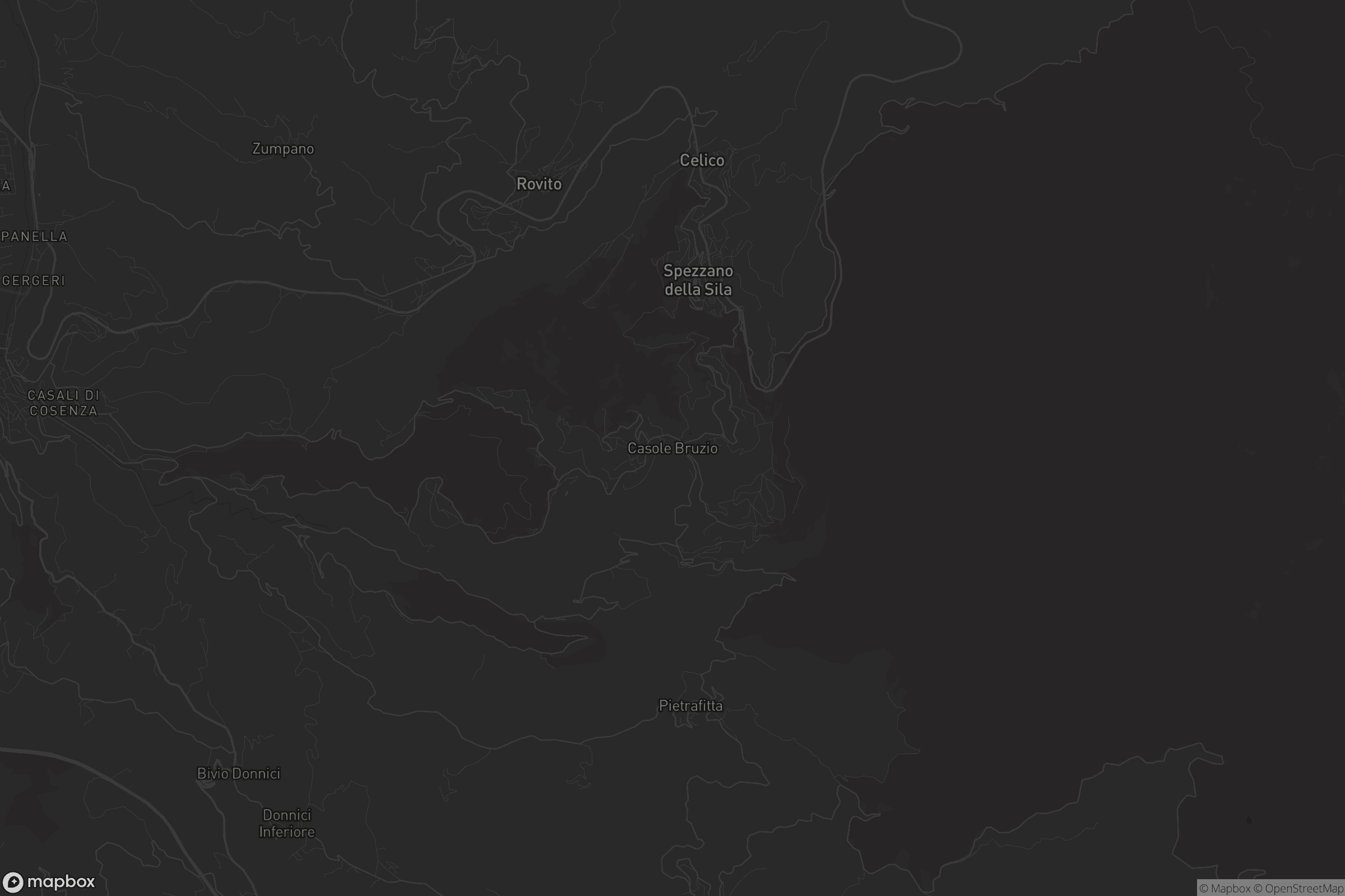Mappa di Casole Bruzio