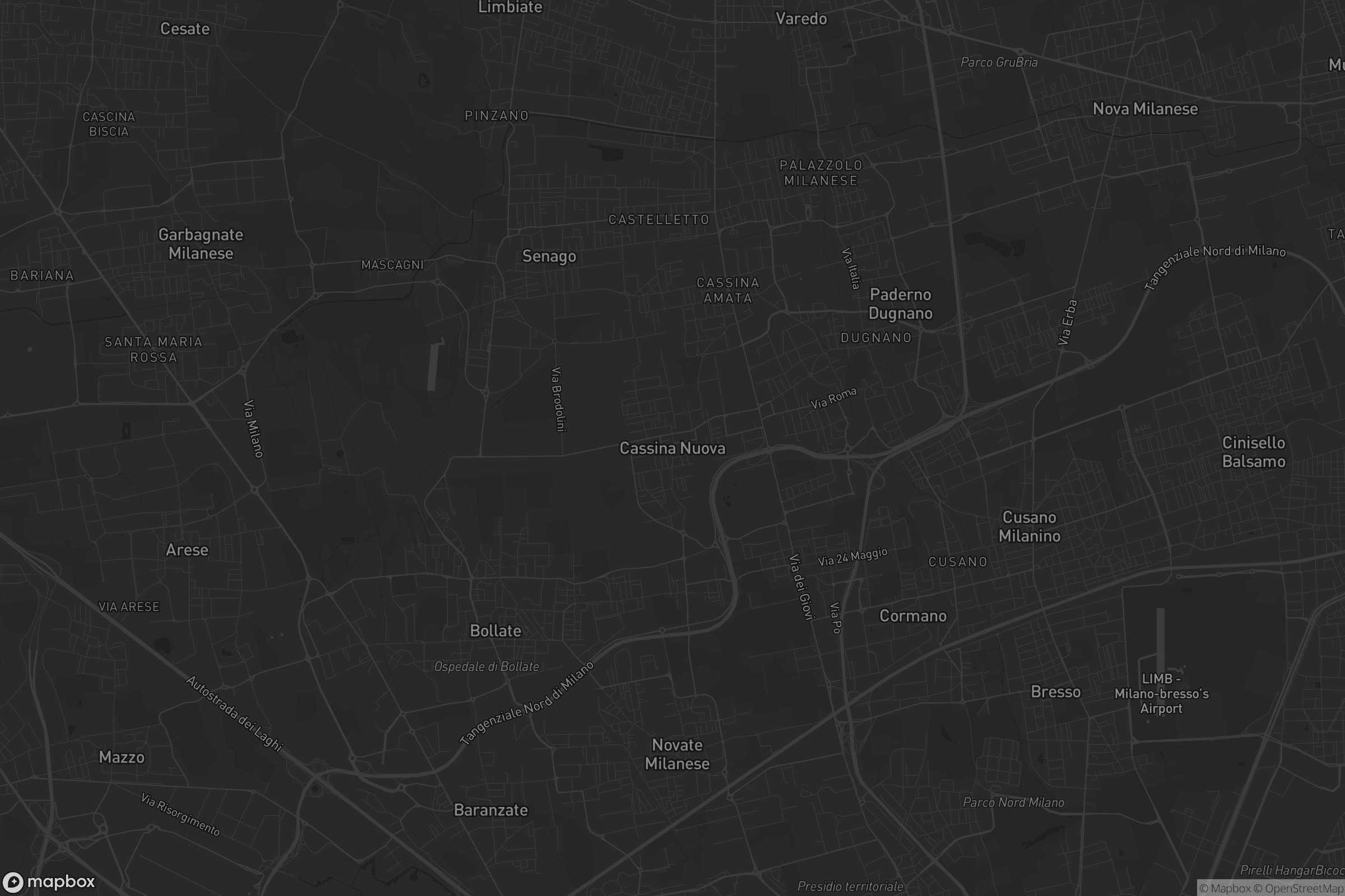 Mappa di Cassina Nuova