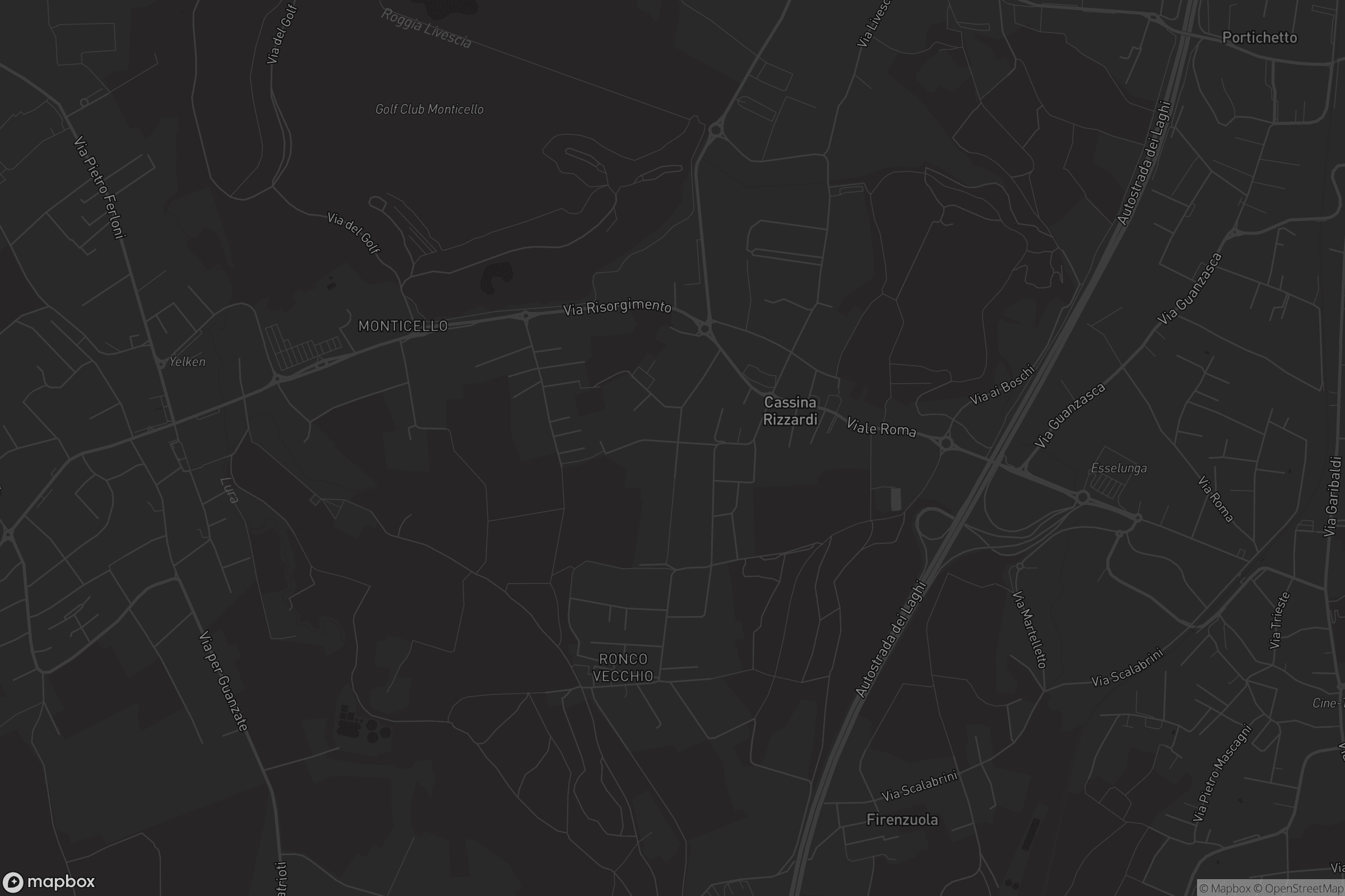 Mappa di Cassina Rizzardi