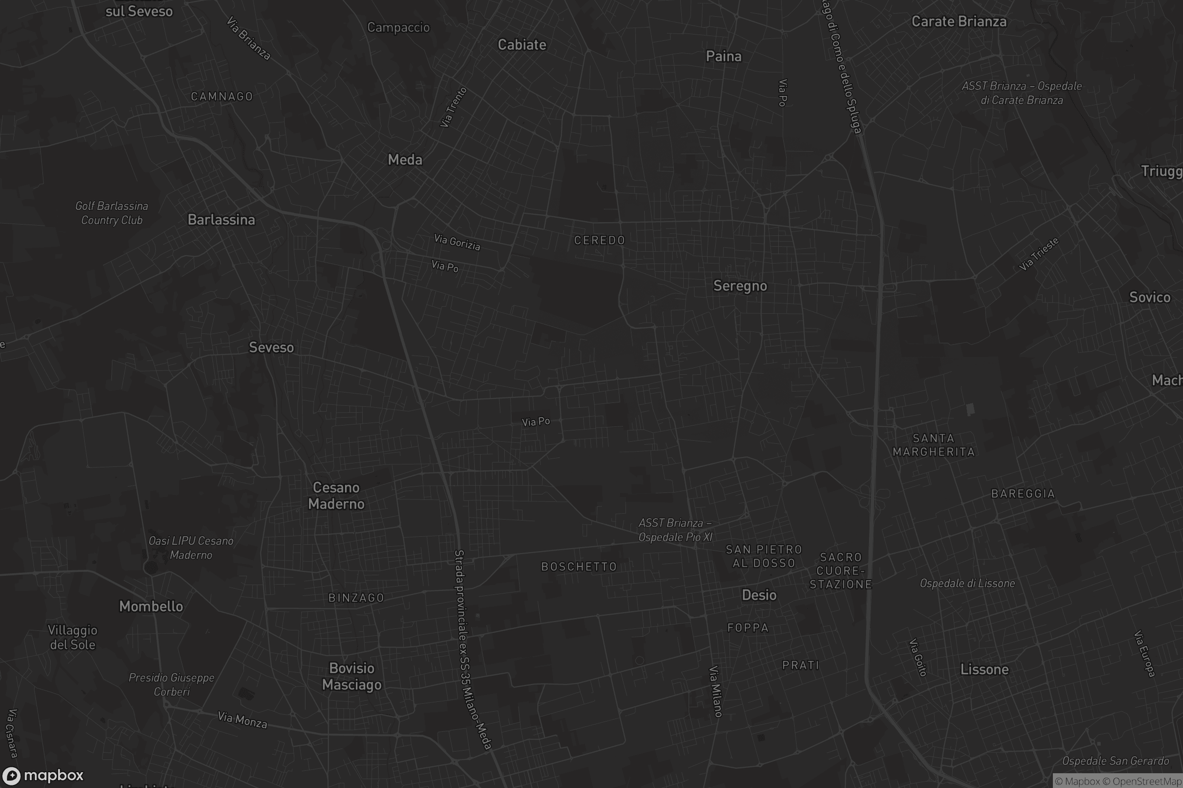 Mappa di Cassina Savina