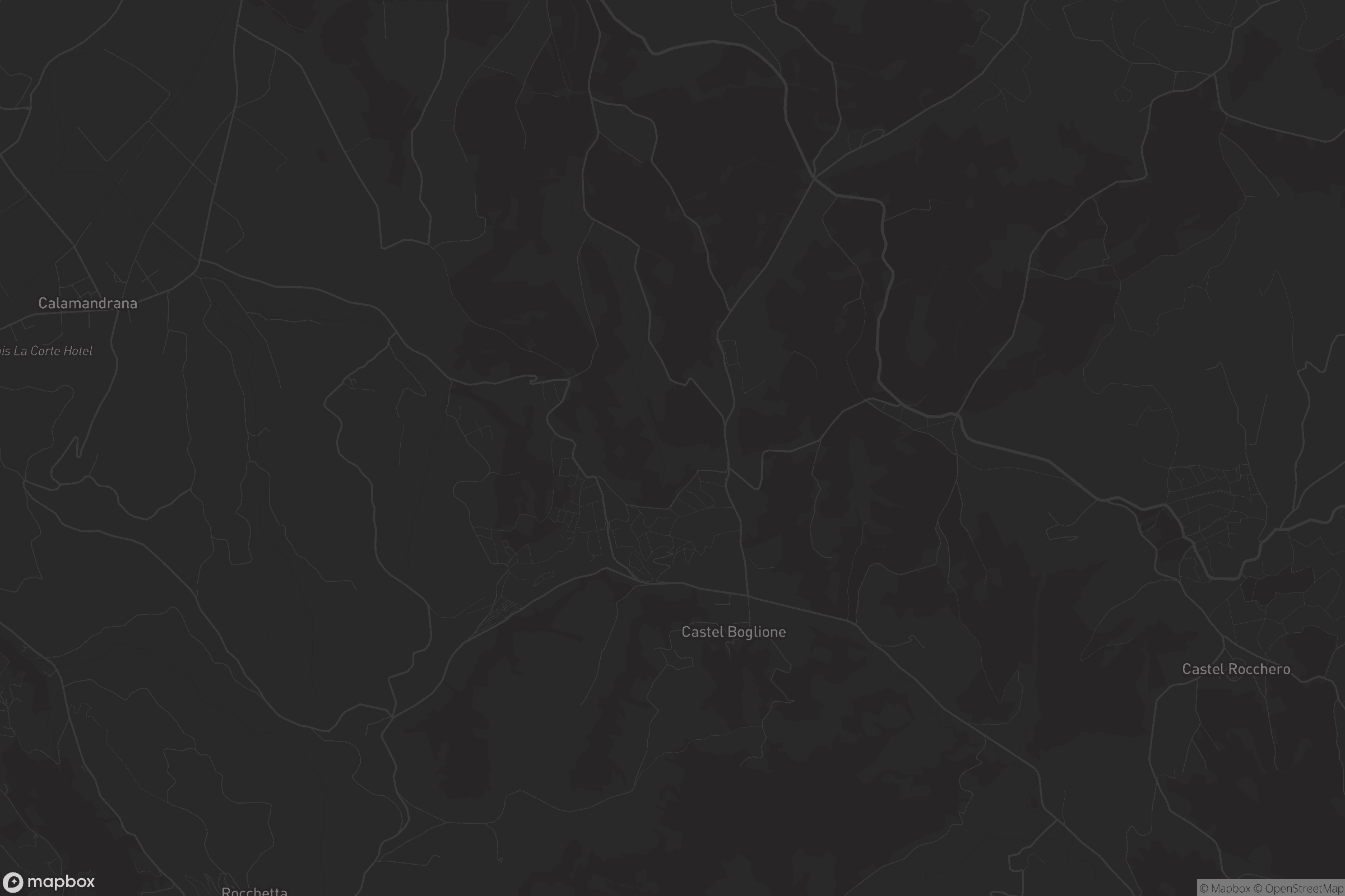 Mappa di Castel Boglione