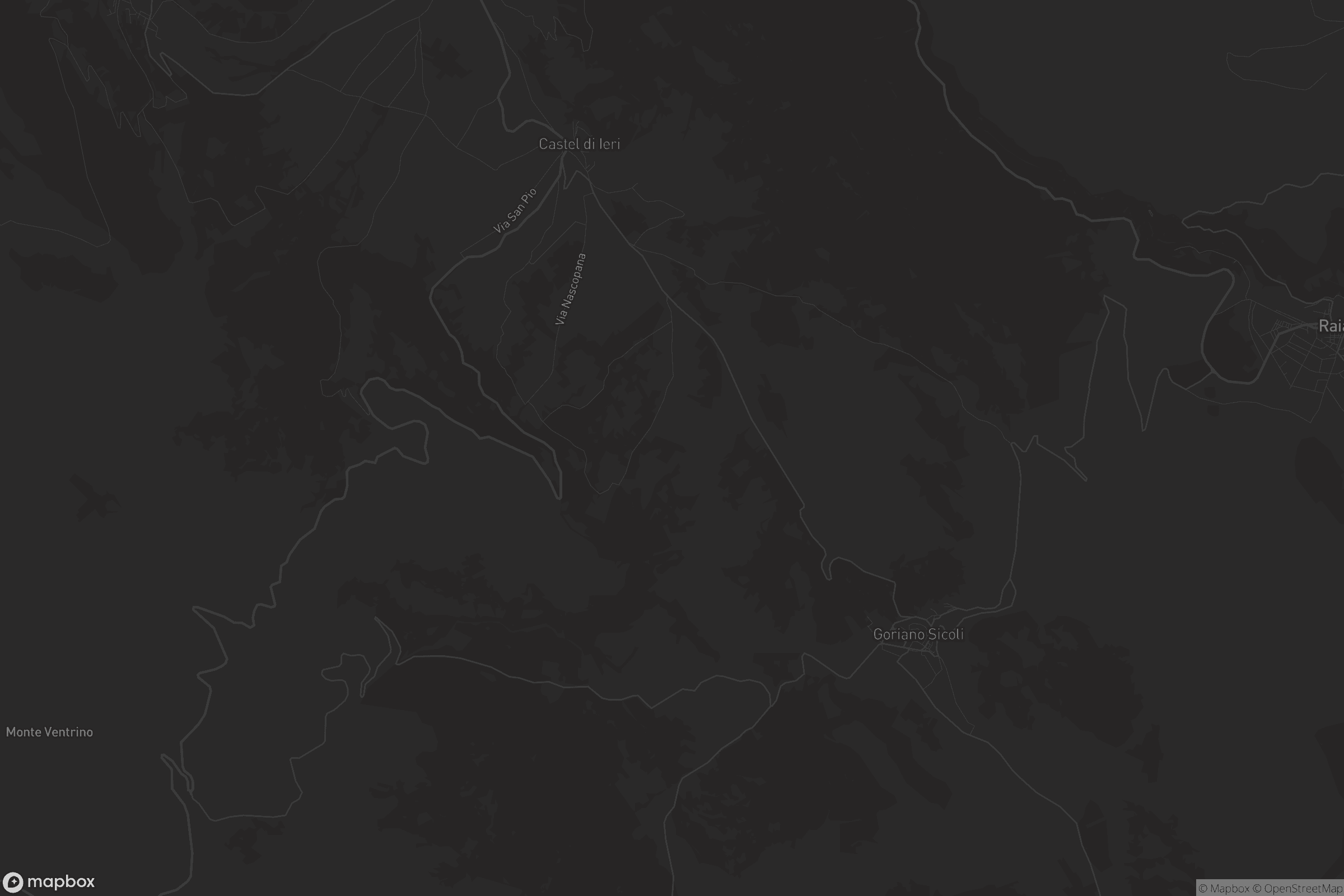 Mappa di Castel di Ieri