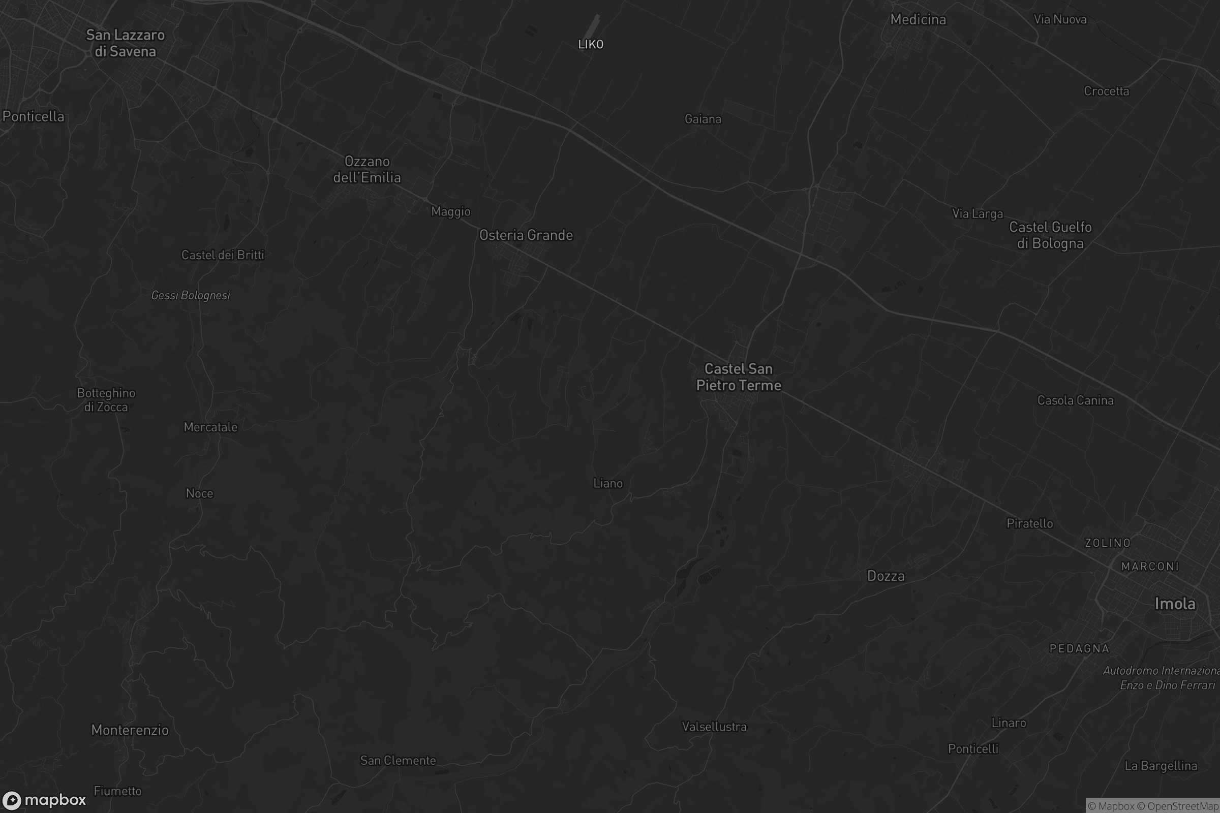 Mappa di Castel San Pietro Terme