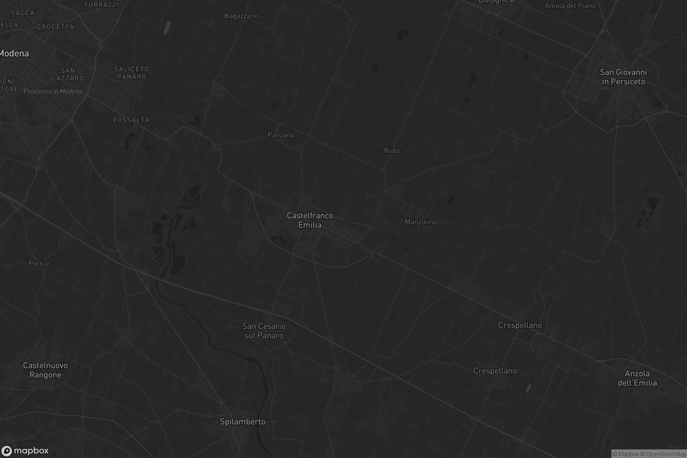 Mappa di Castelfranco Emilia