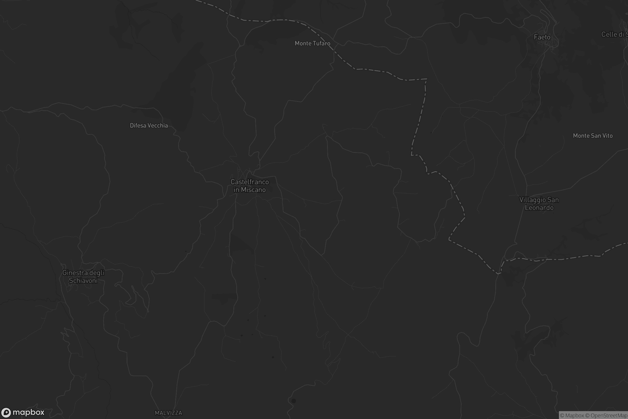 Mappa di Castelfranco in Miscano