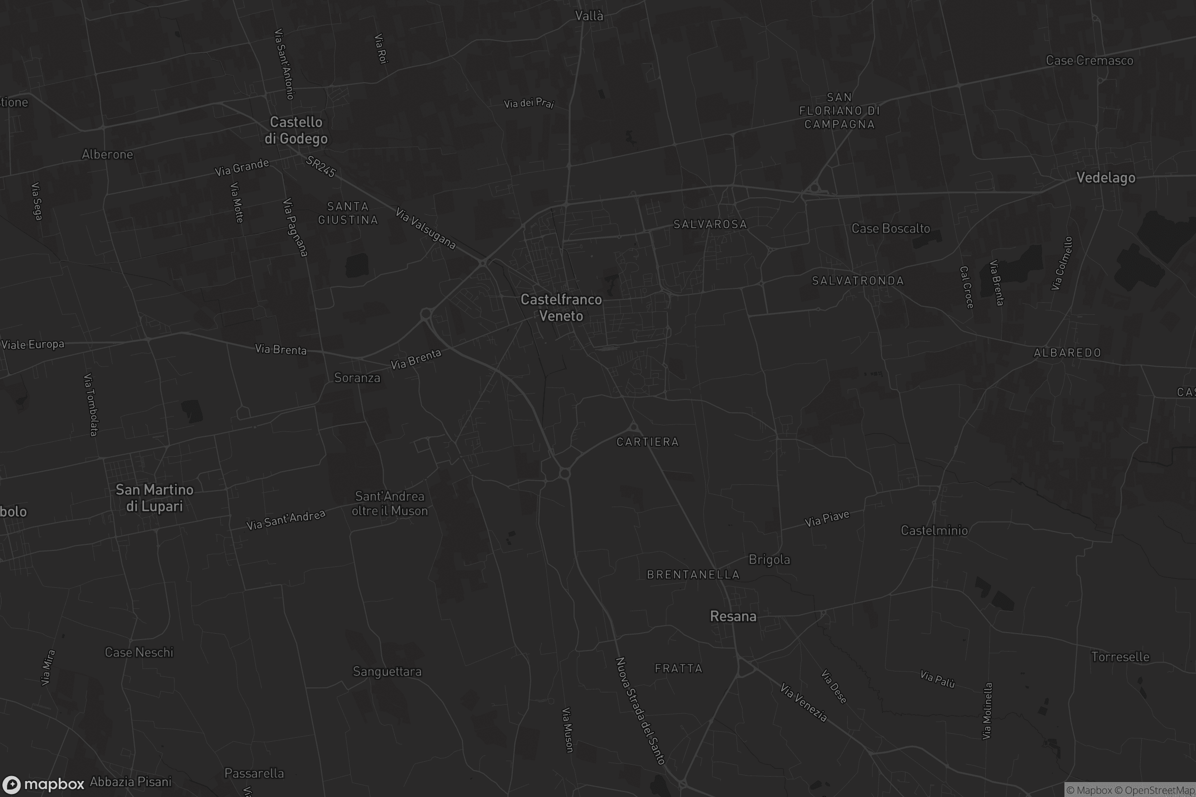 Mappa di Castelfranco Veneto