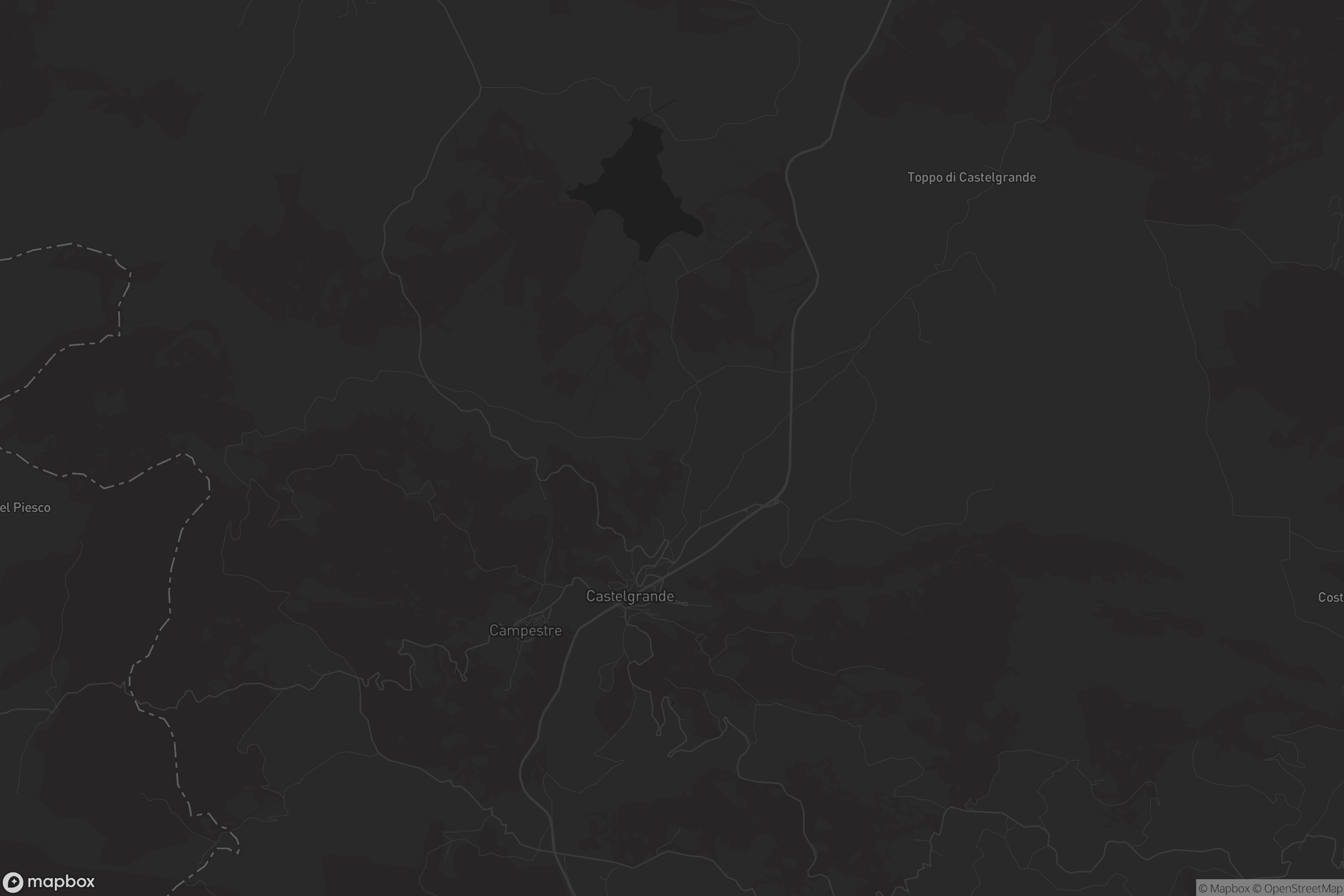 Mappa di Castelgrande
