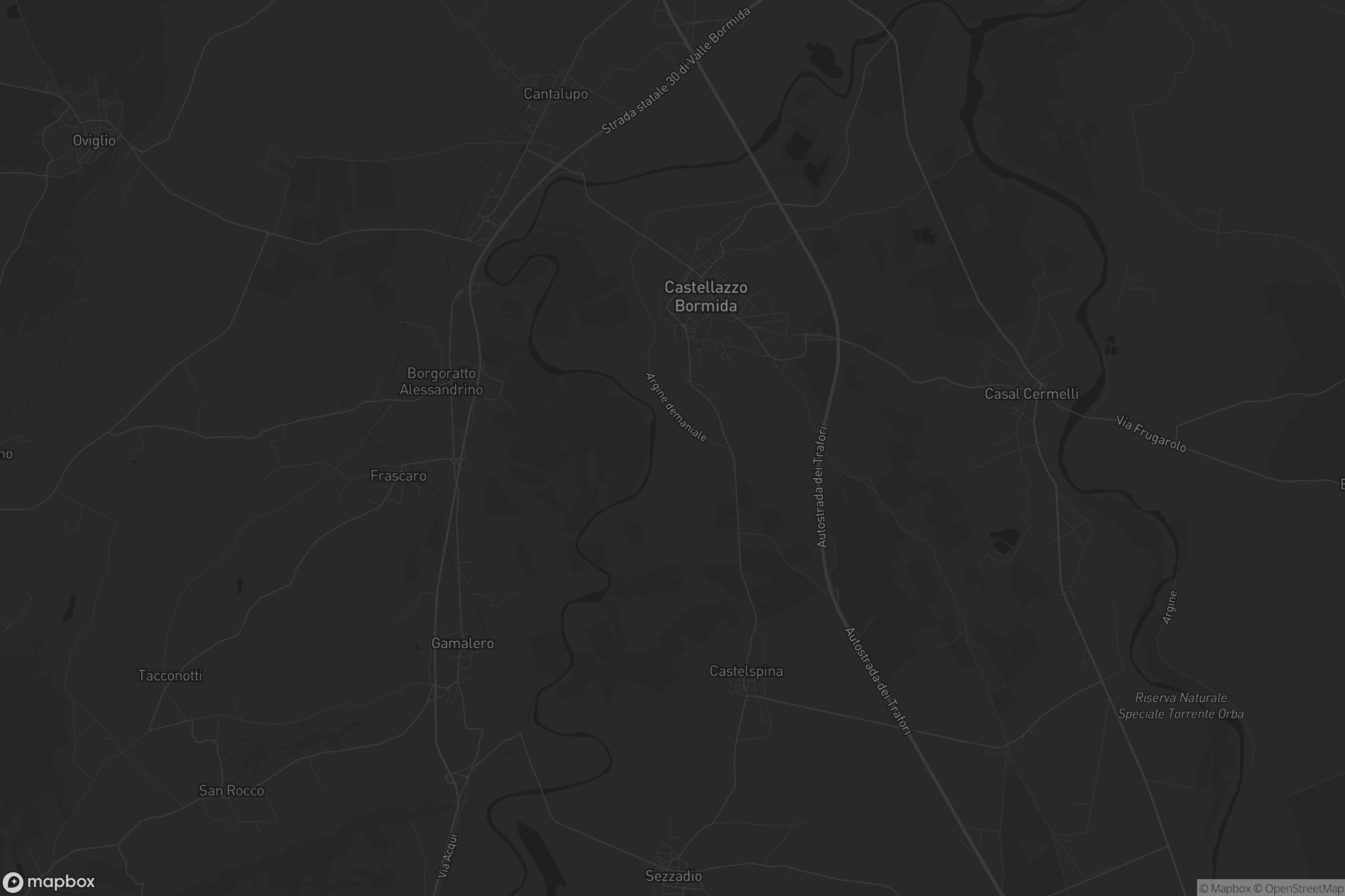 Mappa di Castellazzo Bormida