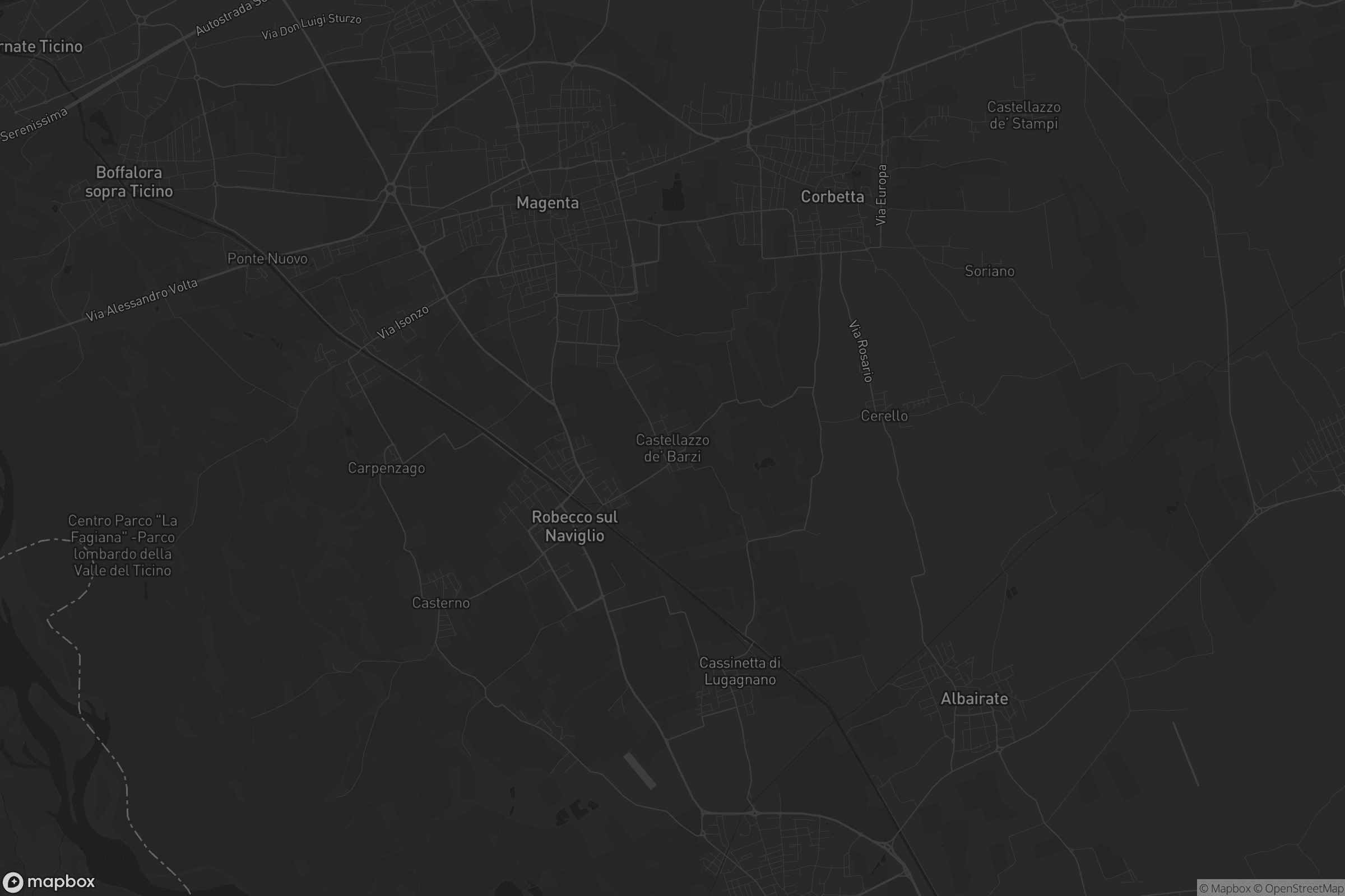 Mappa di Castellazzo de' Barzi