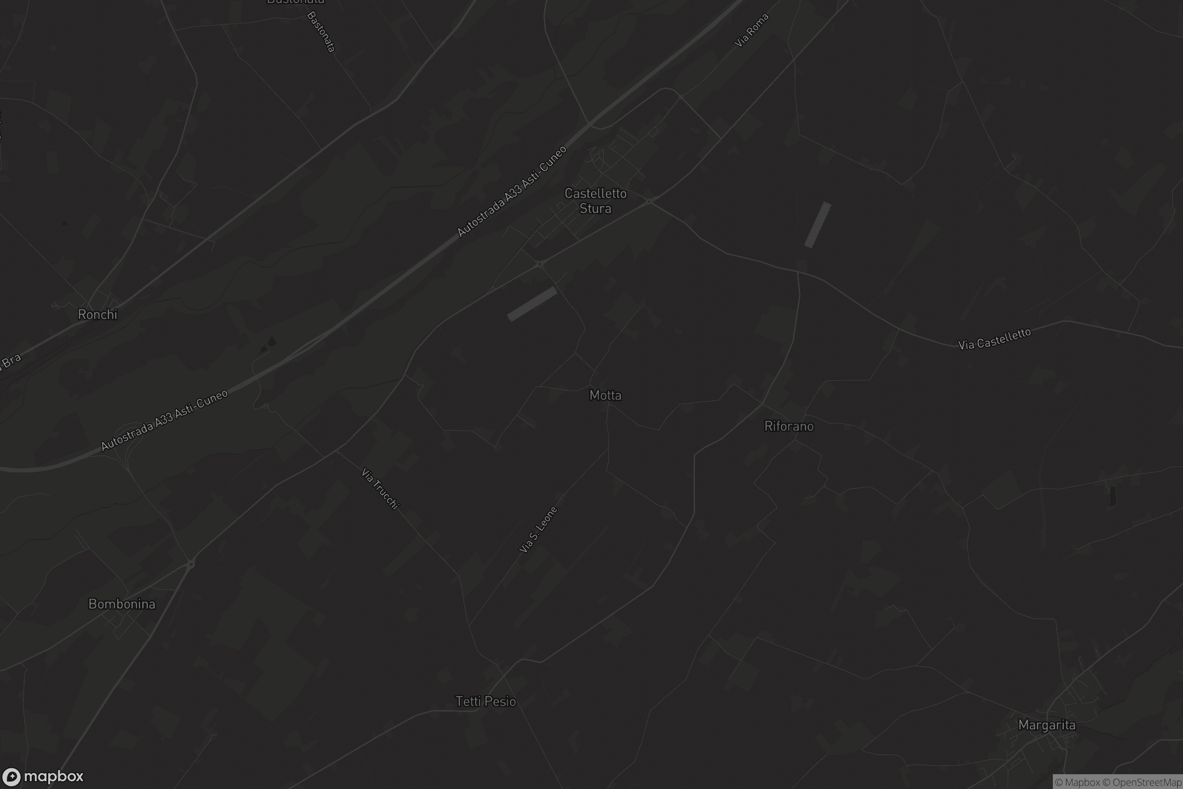 Mappa di Castelletto Stura