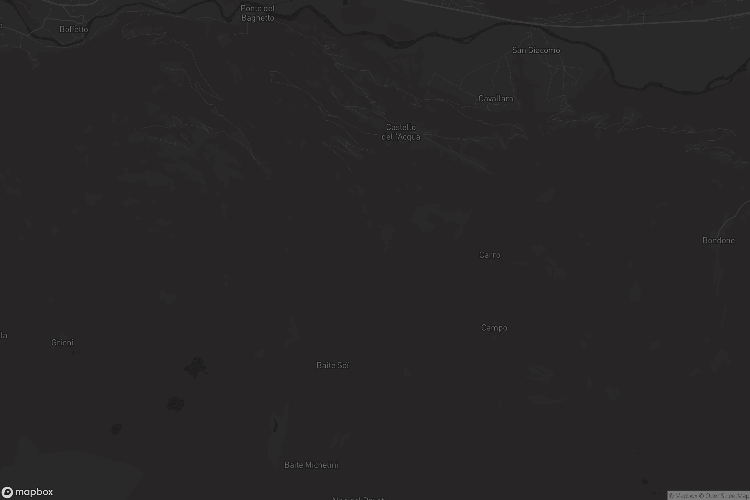 Mappa di Castello dell'Acqua