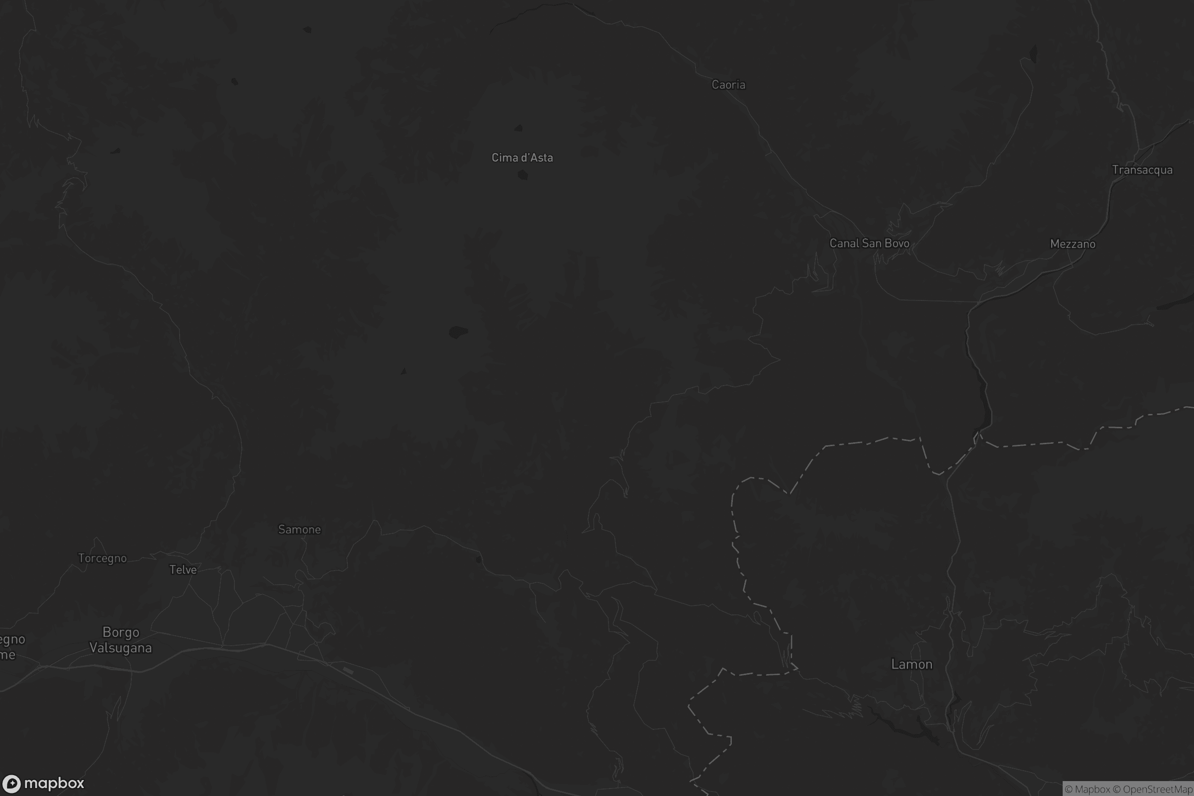 Mappa di Castello Tesino