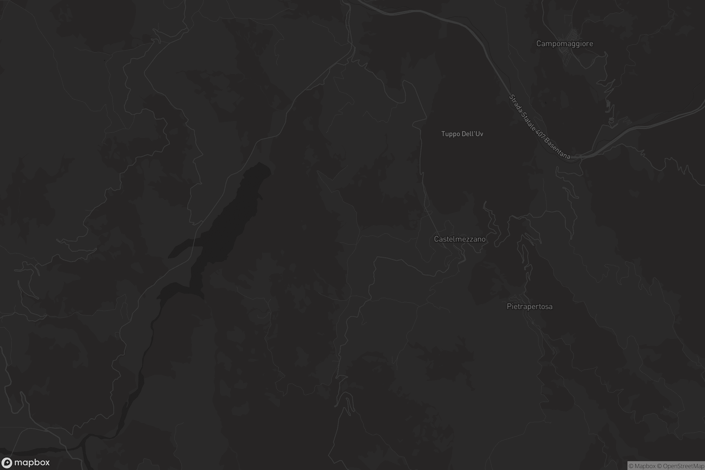 Mappa di Castelmezzano