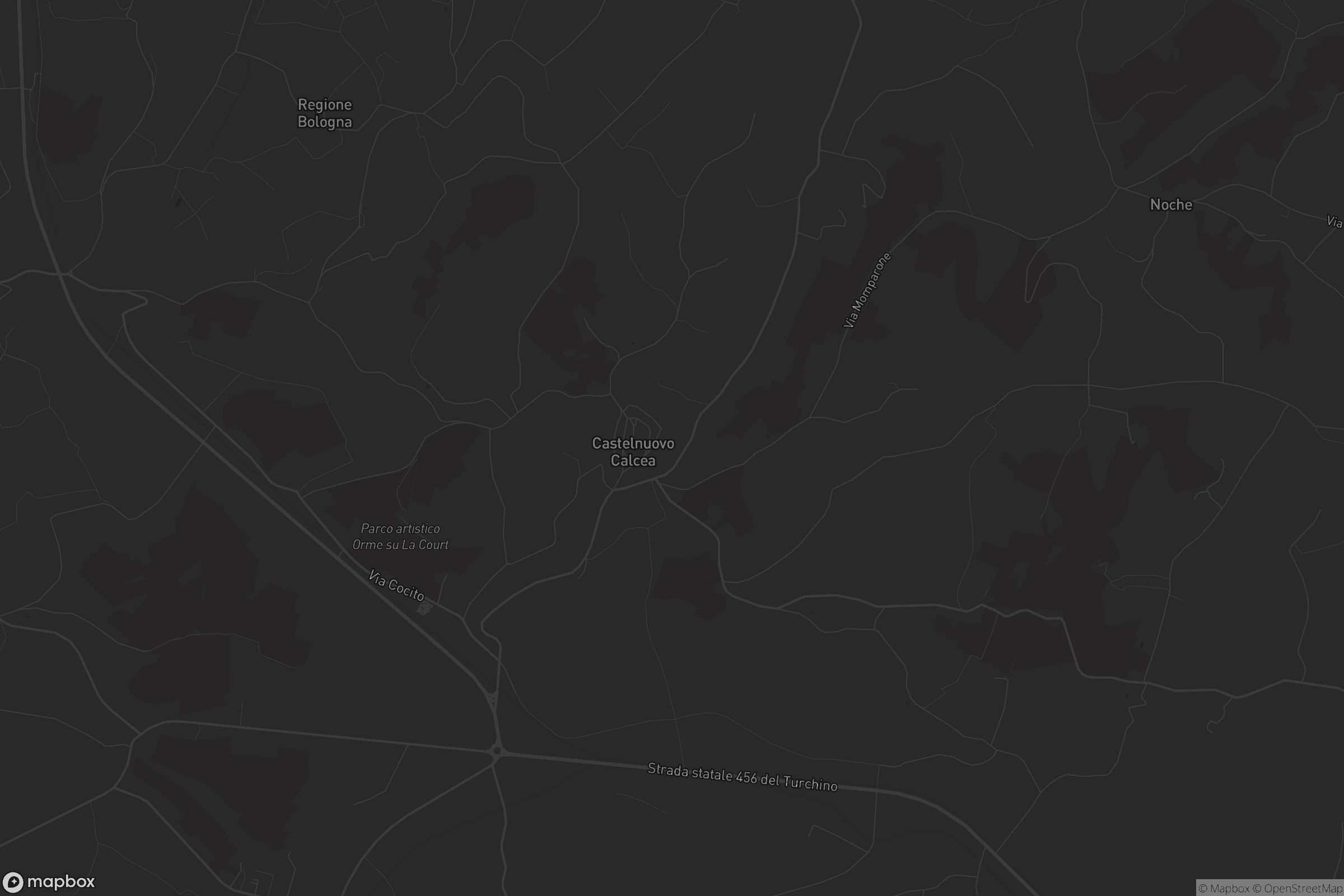 Mappa di Castelnuovo Calcea