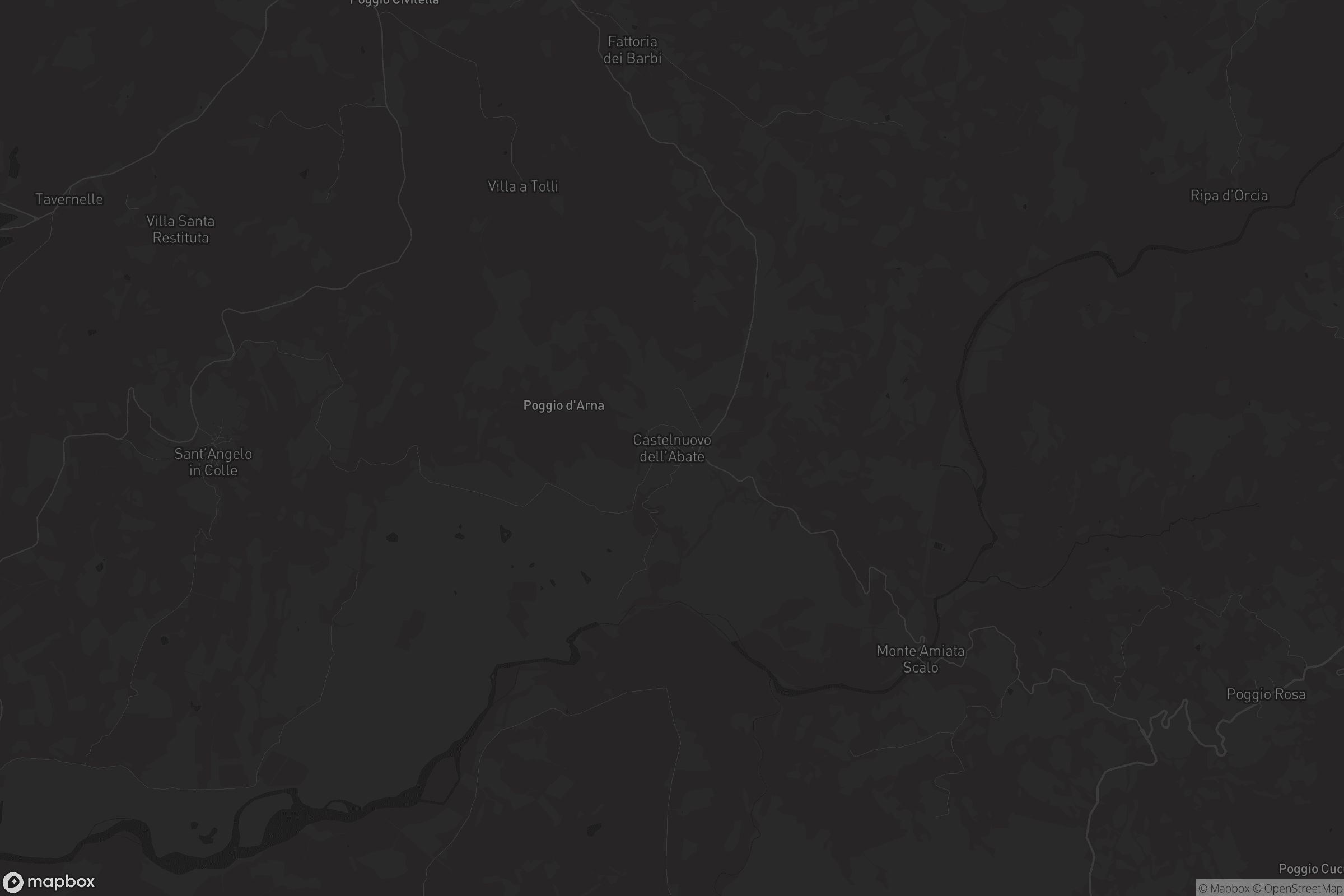 Mappa di Castelnuovo dell'Abate