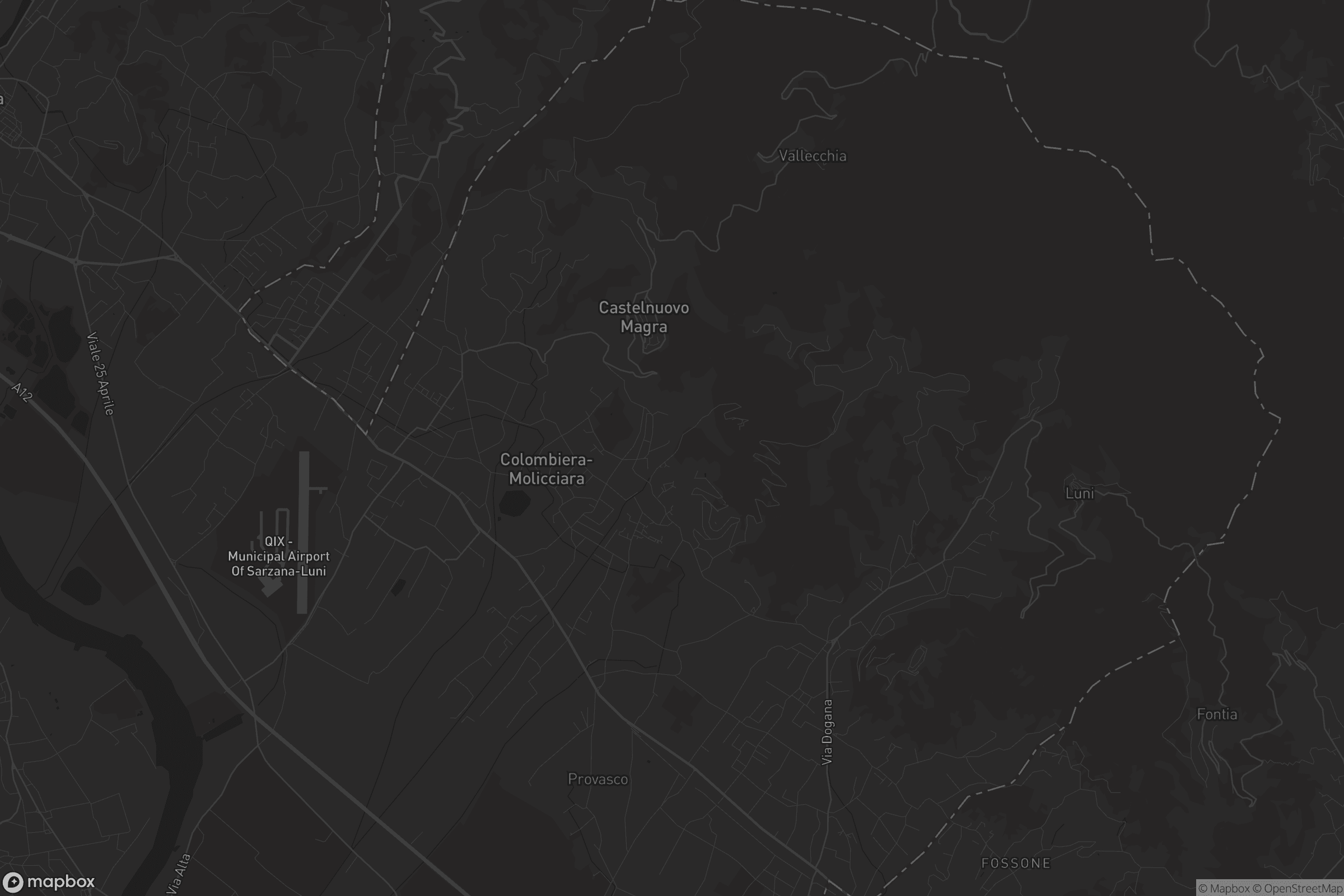 Mappa di Castelnuovo Magra