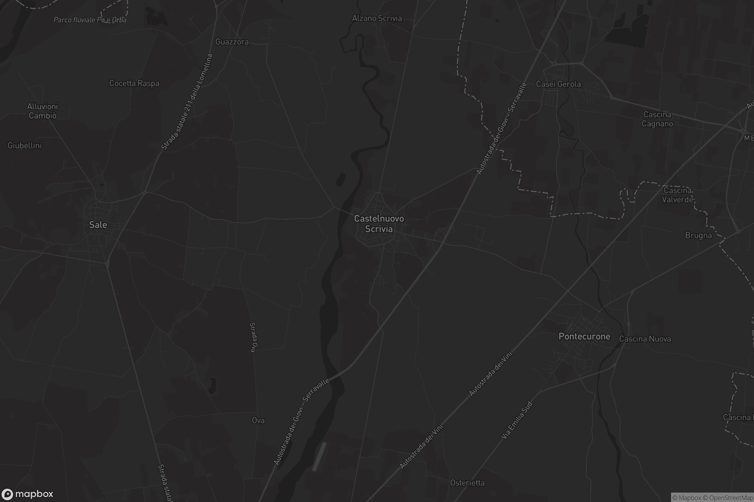 Mappa di Castelnuovo Scrivia