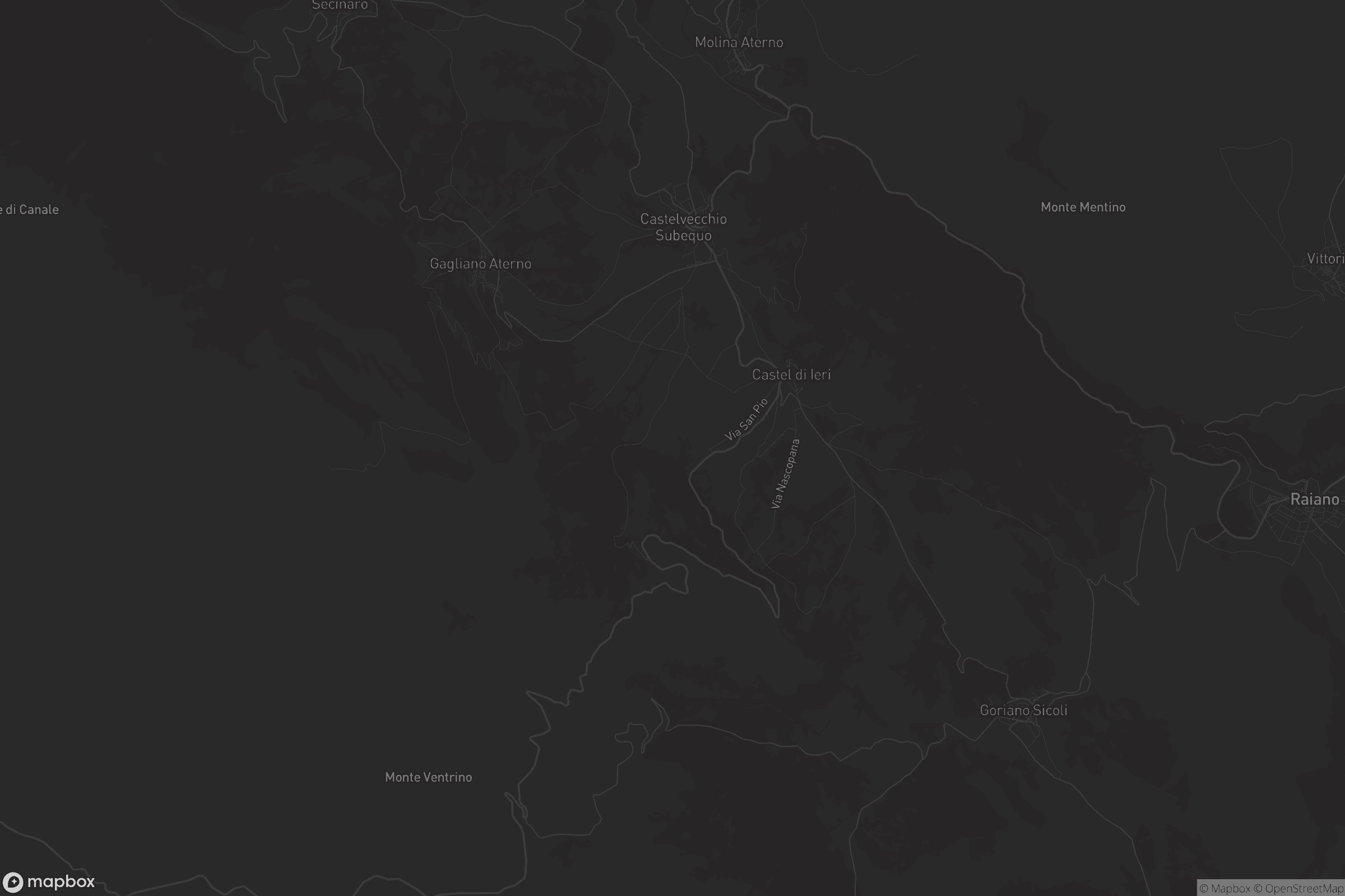 Mappa di Castelvecchio Subequo