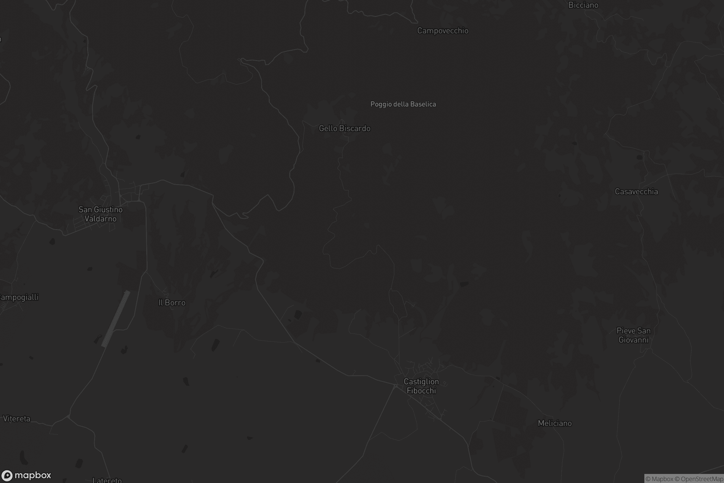 Mappa di Castiglion Fibocchi