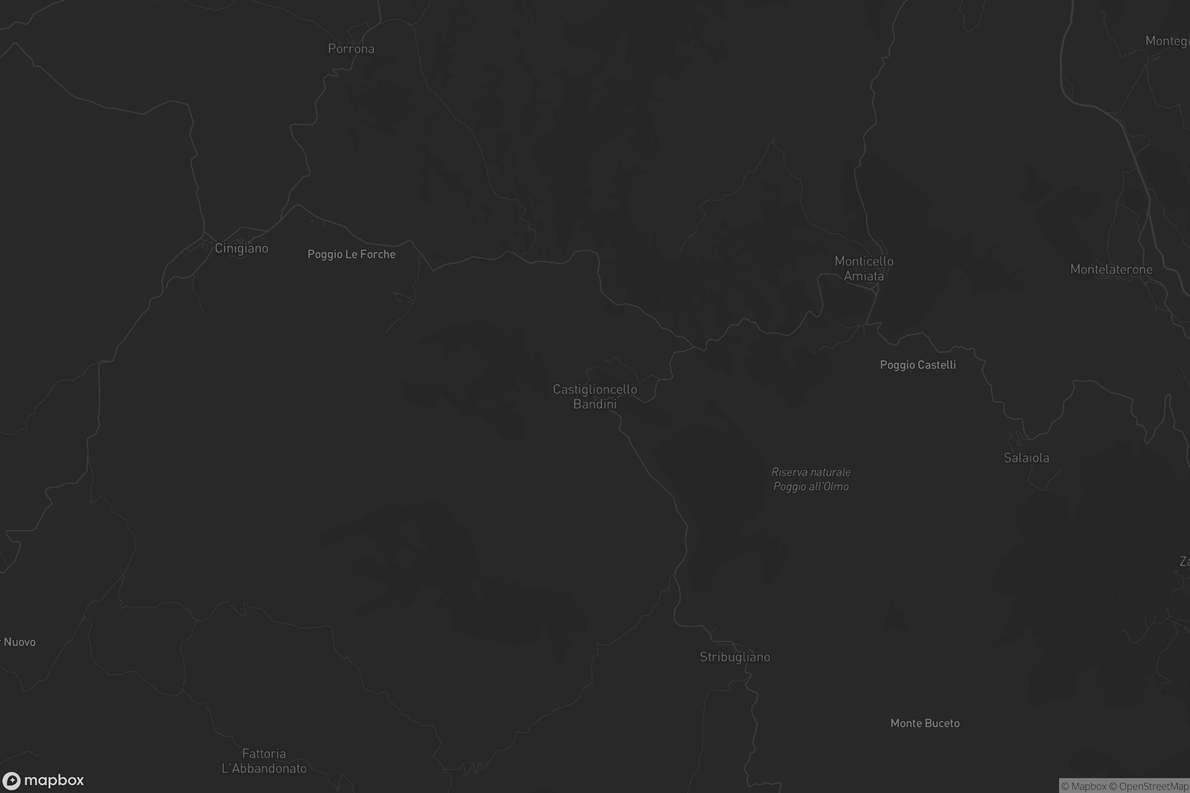 Mappa di Castiglioncello Bandini