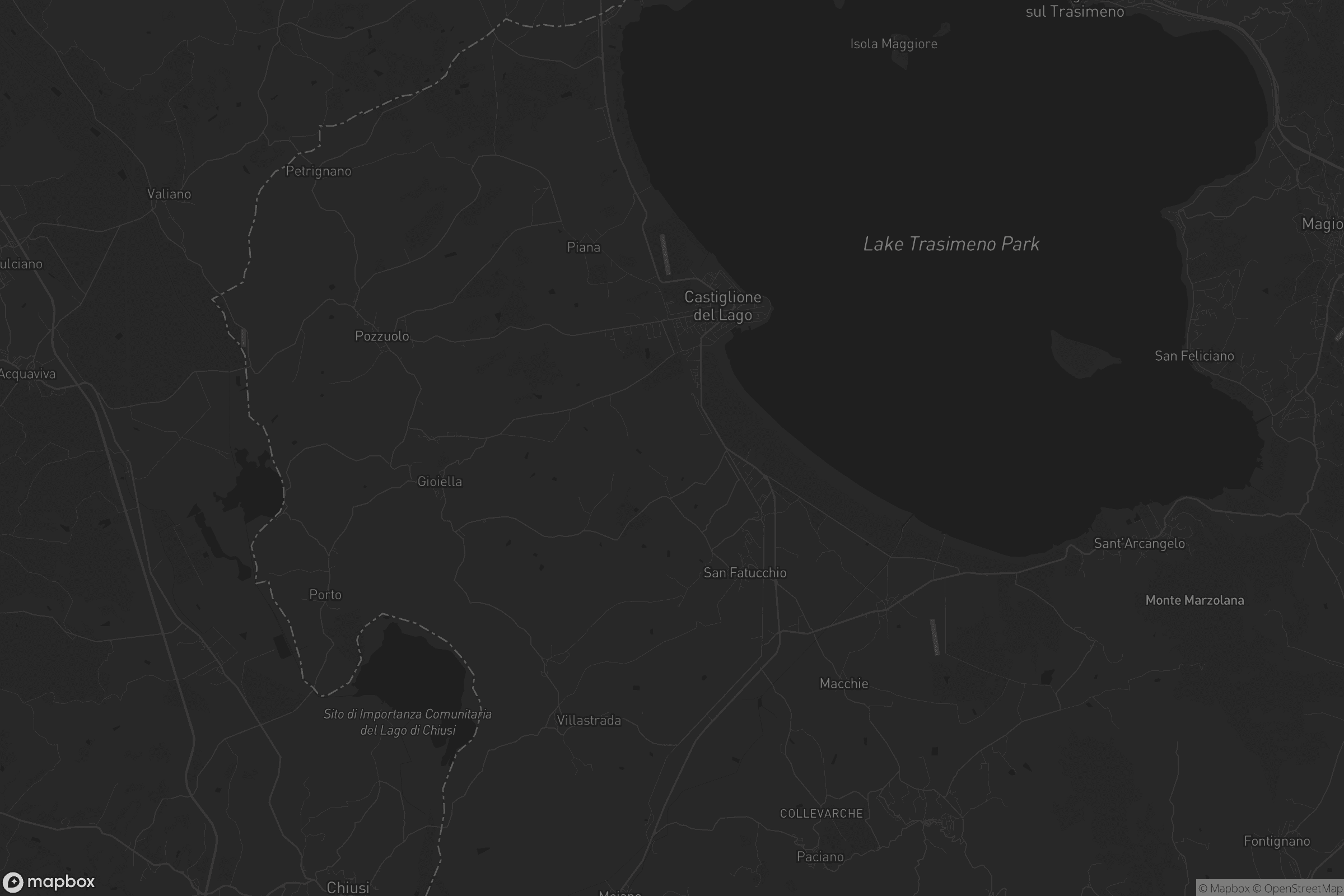 Mappa di Castiglione del Lago