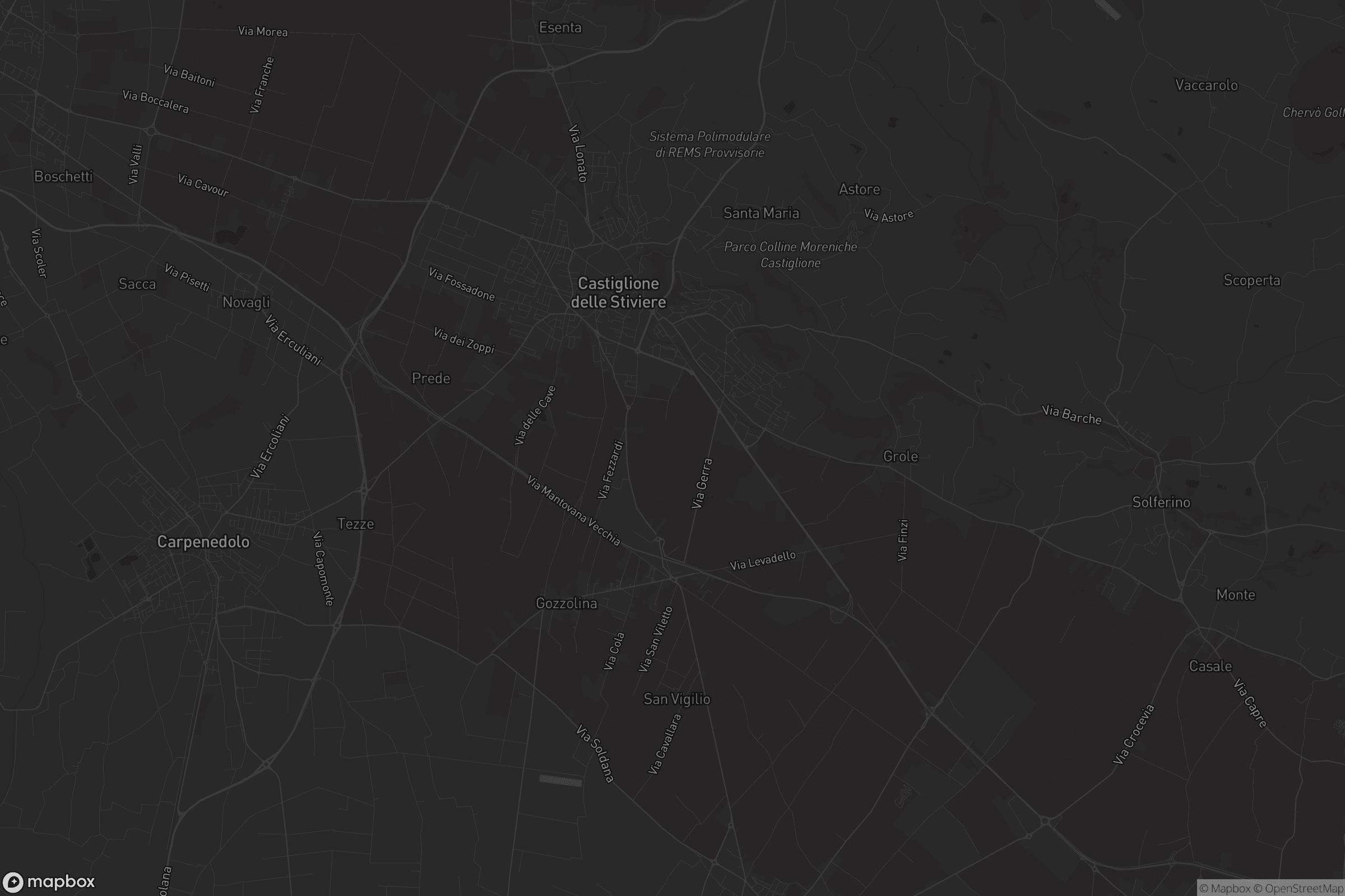 Mappa di Castiglione delle Stiviere