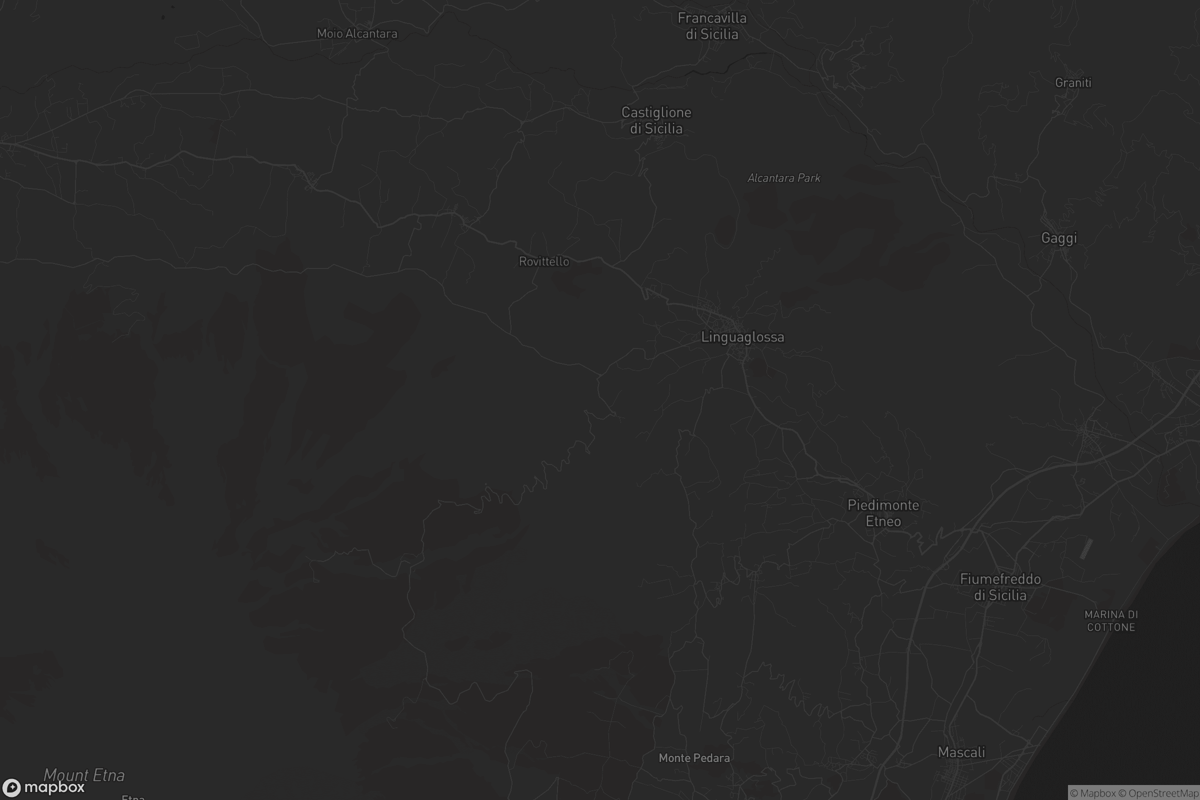 Mappa di Castiglione di Sicilia