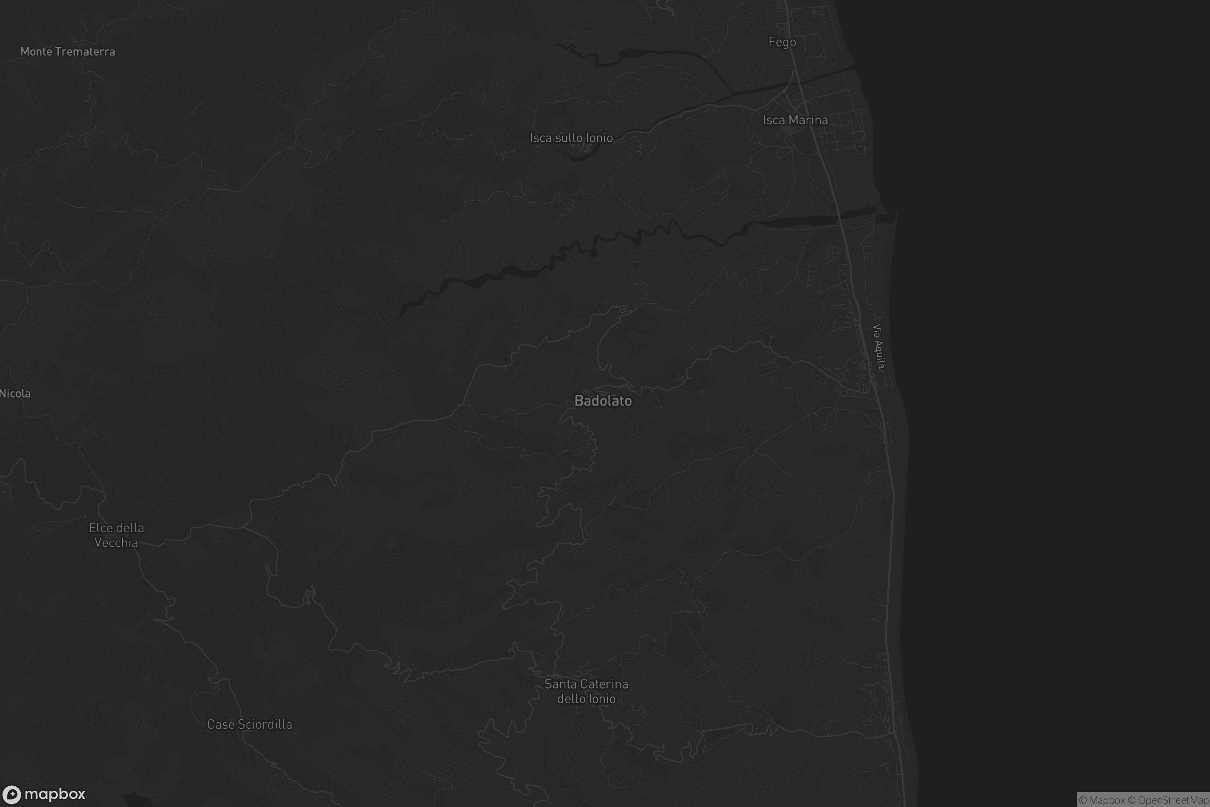 Mappa di Centro storico U Destru