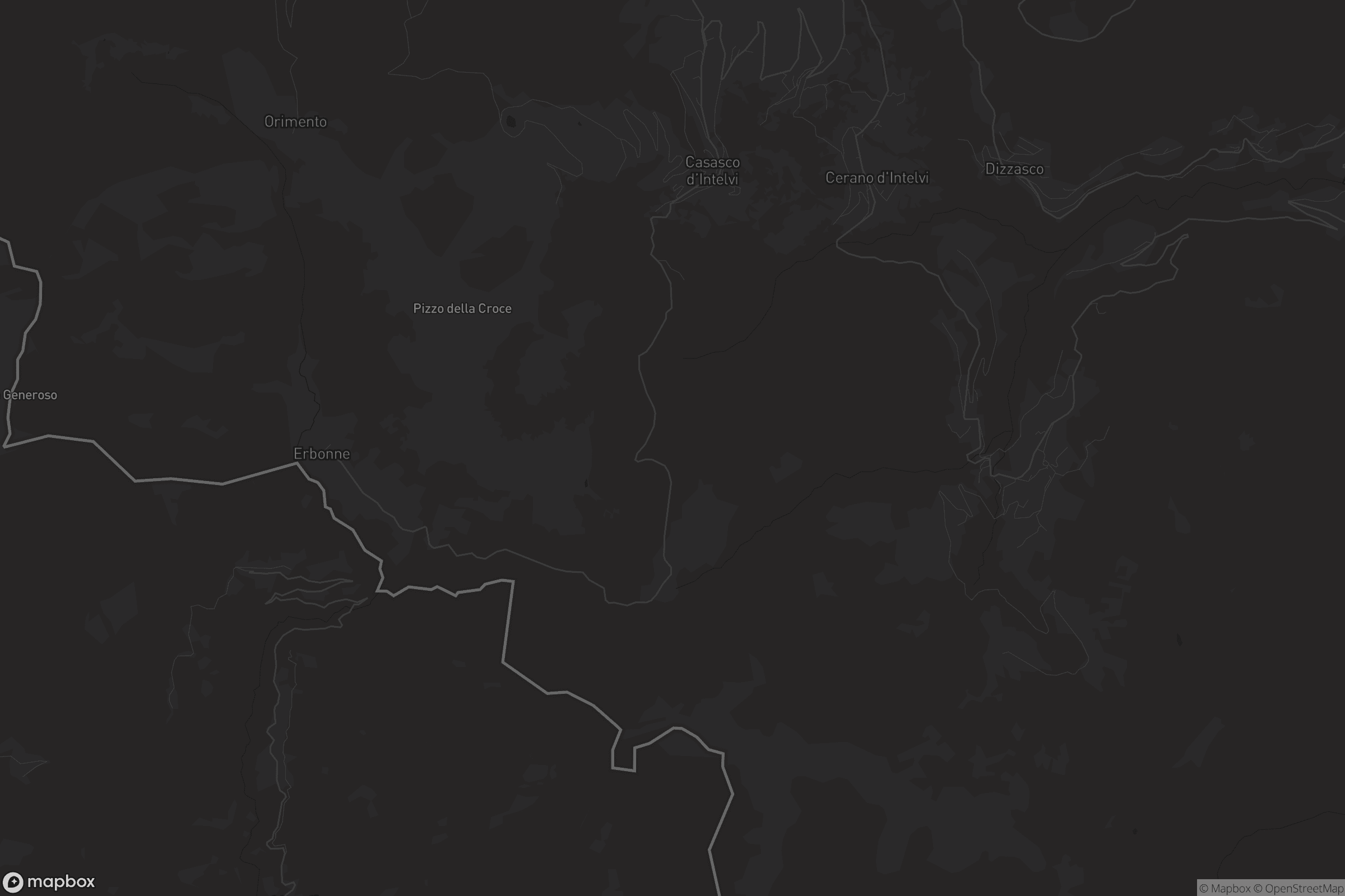 Mappa di Cerano d'Intelvi