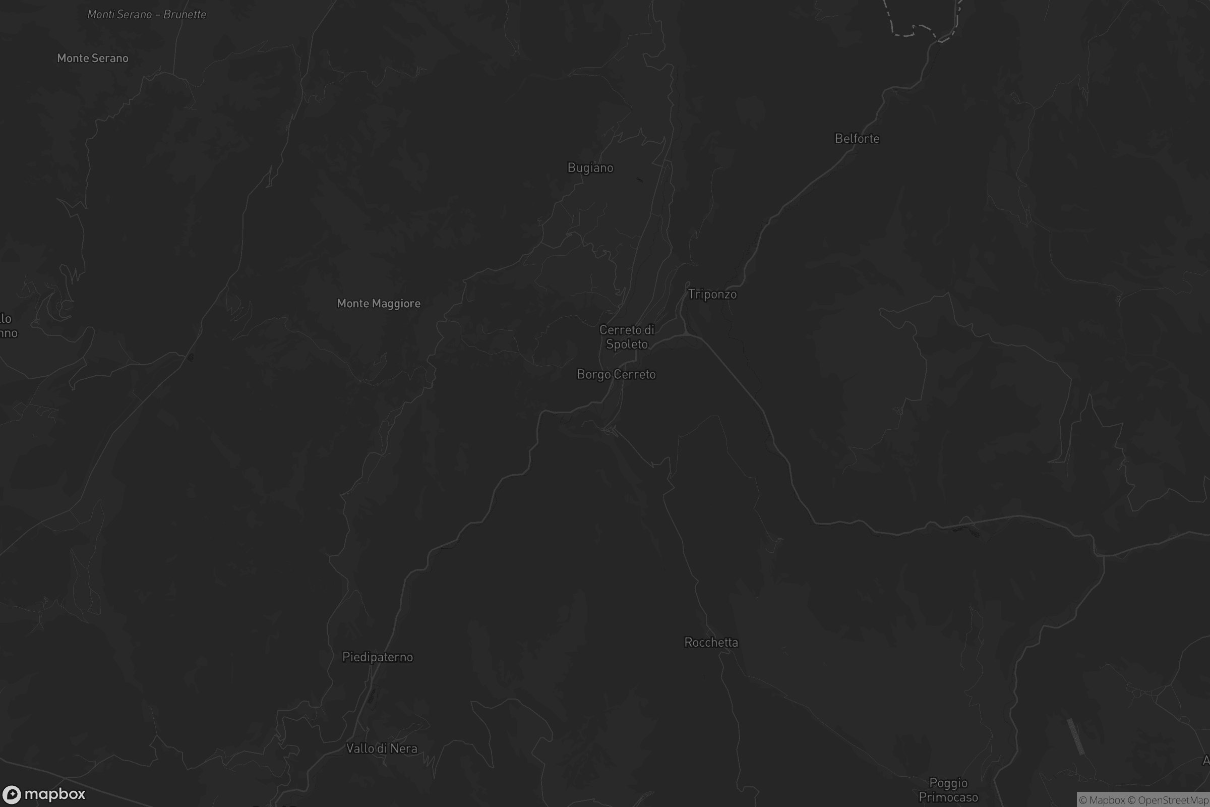 Mappa di Cerreto di Spoleto