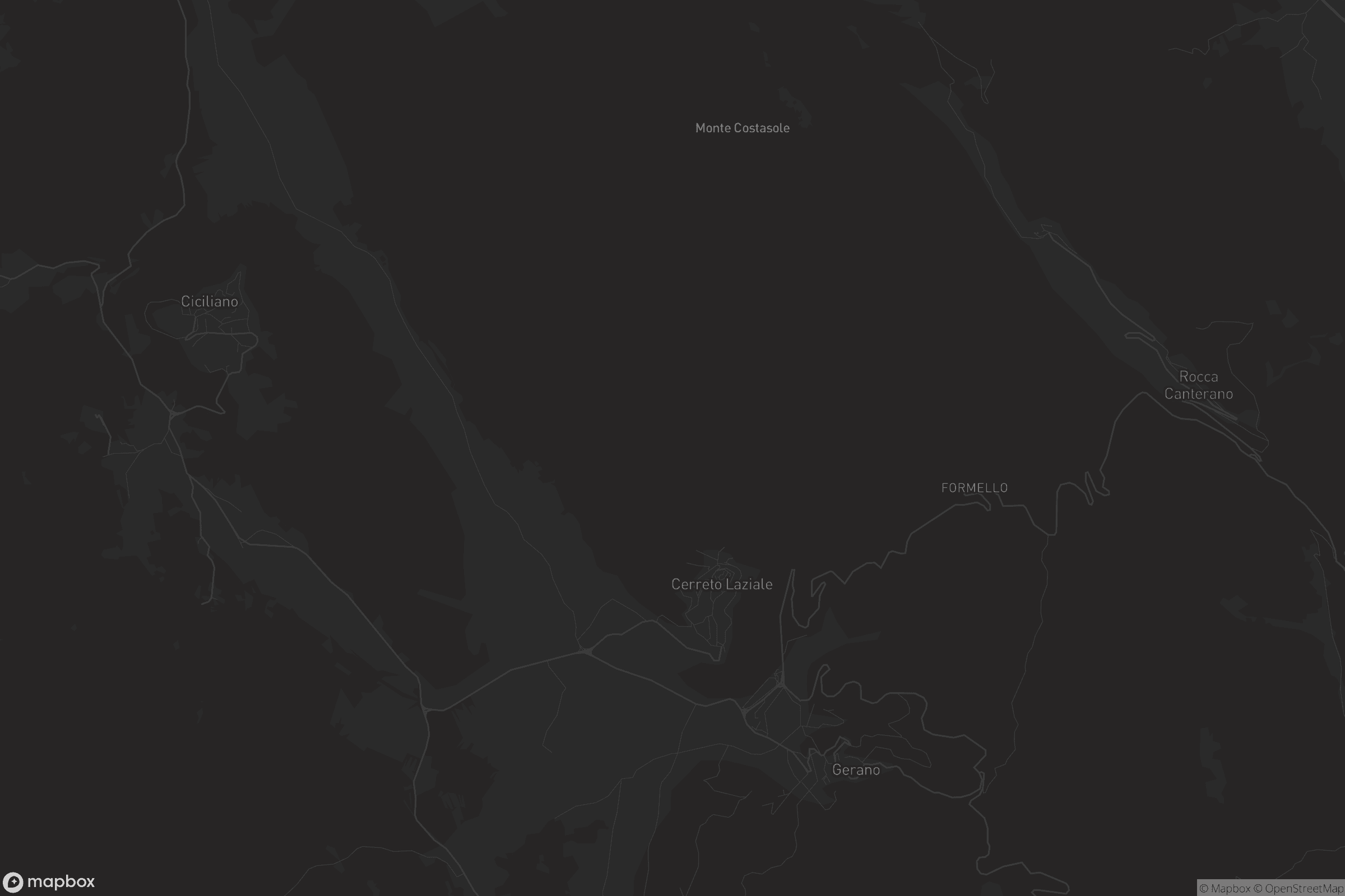 Mappa di Cerreto Laziale