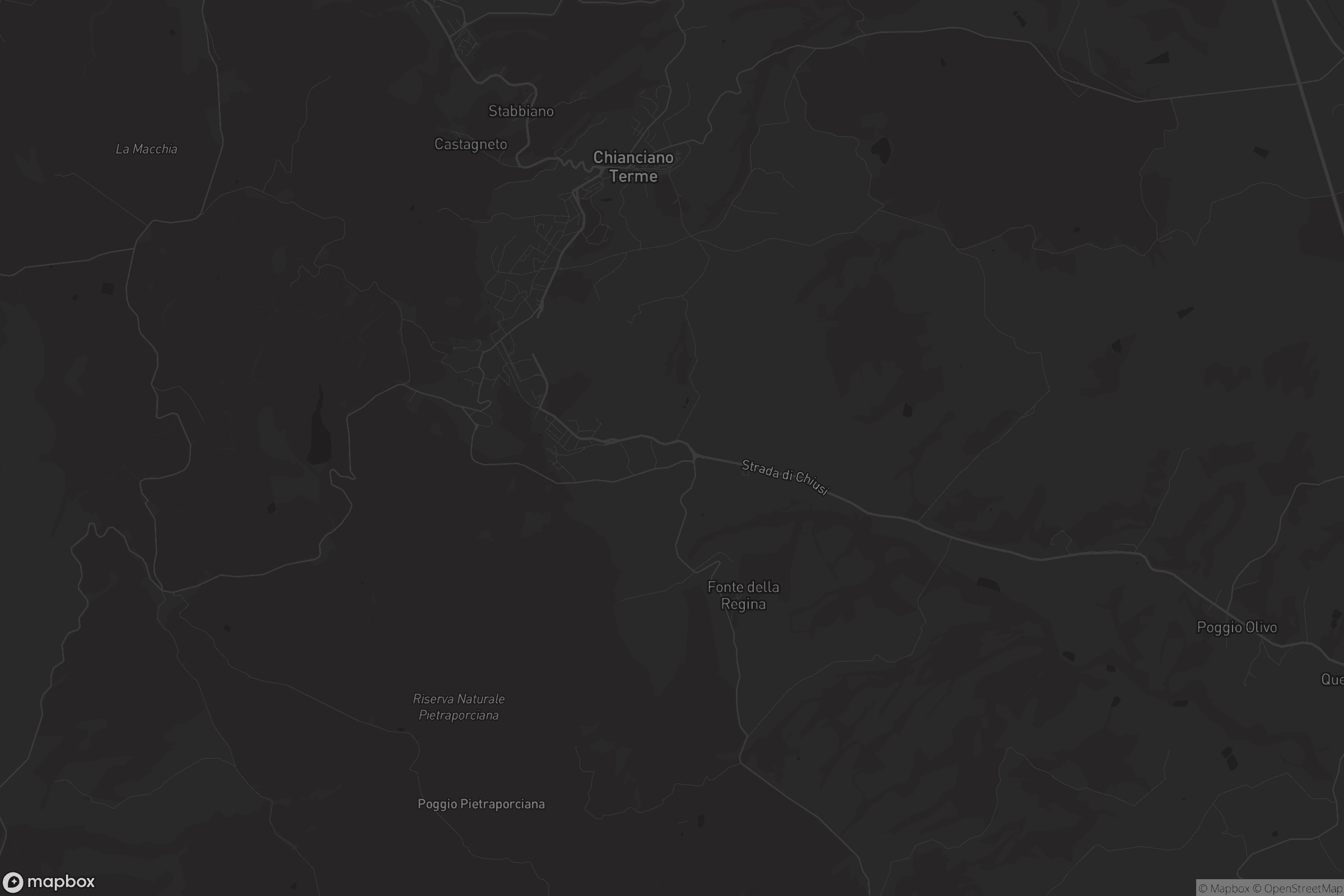 Mappa di Chianciano Terme