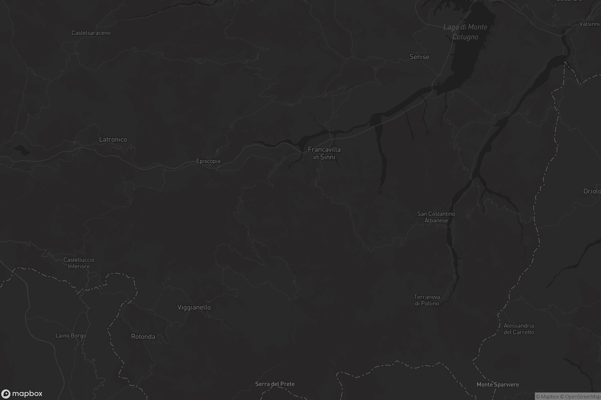 Mappa di Chiaromonte
