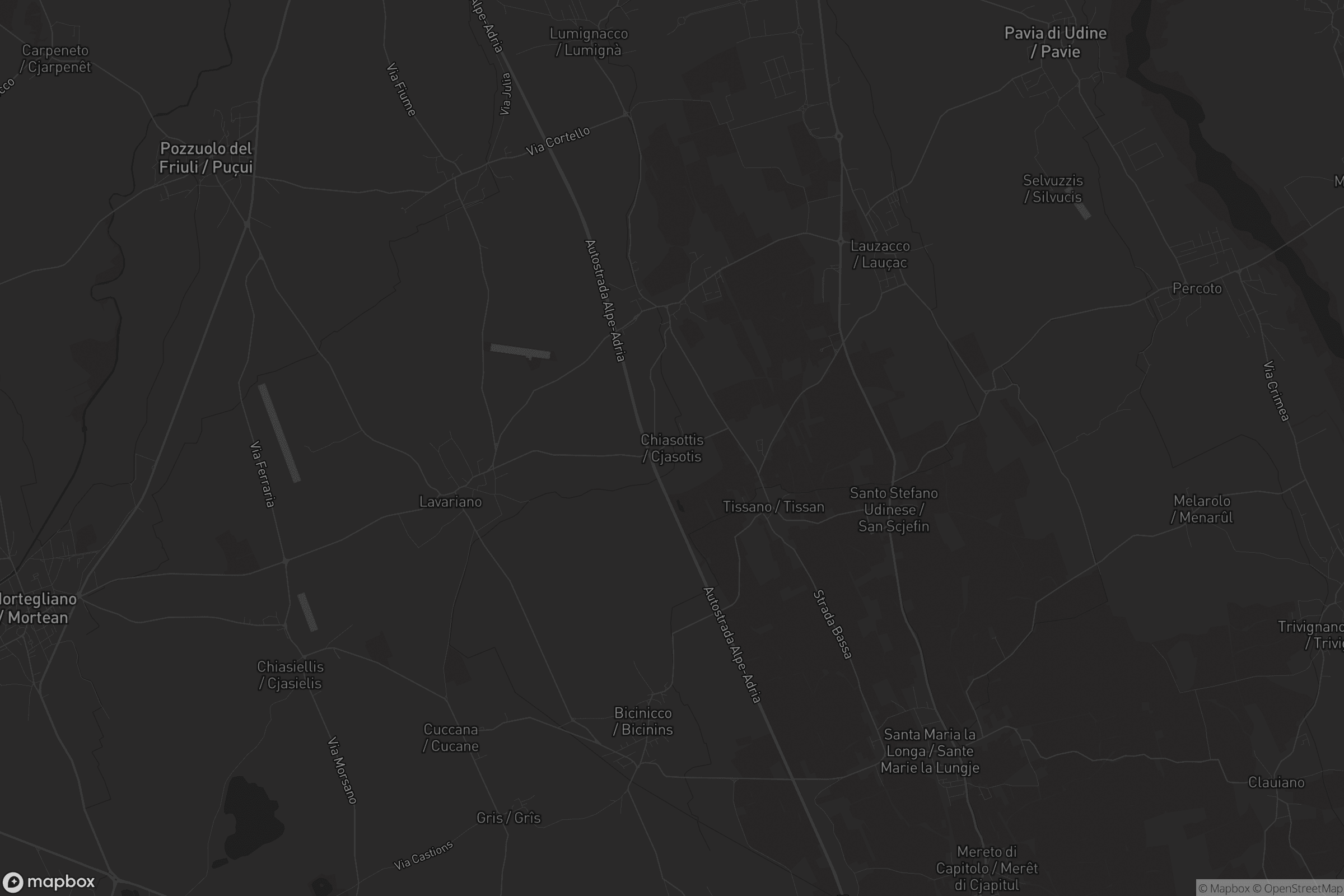 Mappa di Chiasottis / Cjasotis