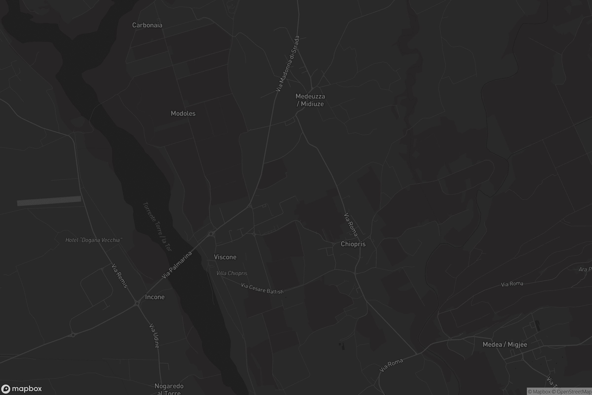 Mappa di Chiopris Viscone