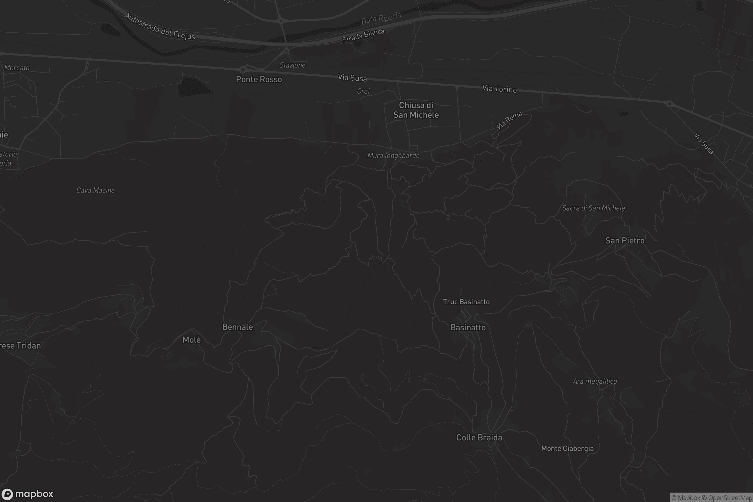 Mappa di Chiusa di San Michele