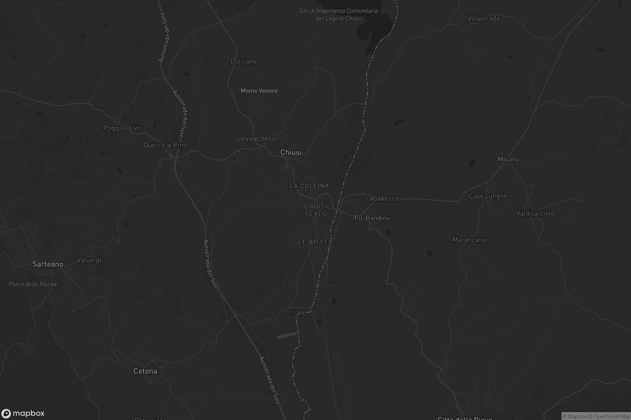 Mappa di Chiusi Scalo