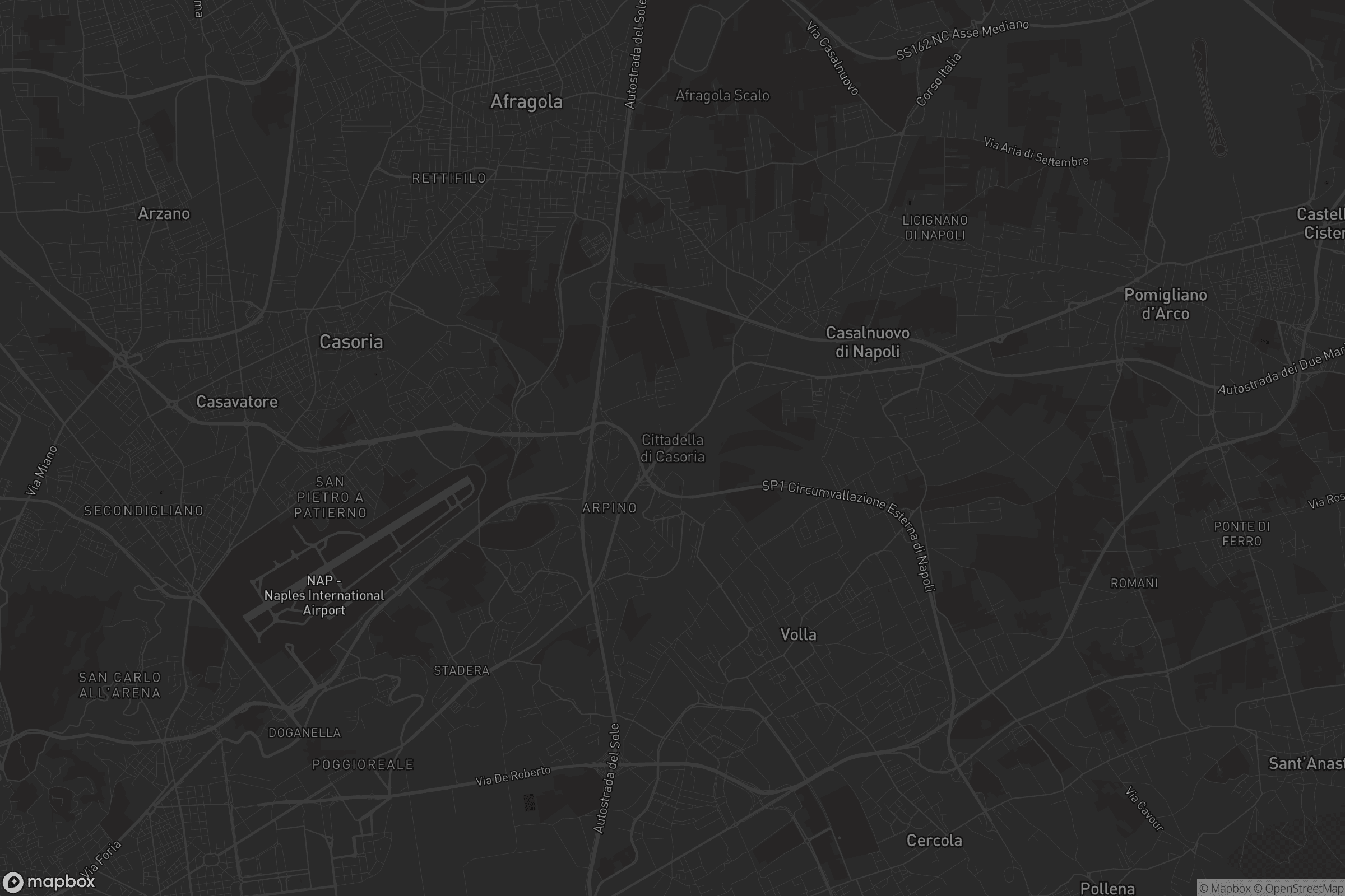 Mappa di Cittadella di Casoria