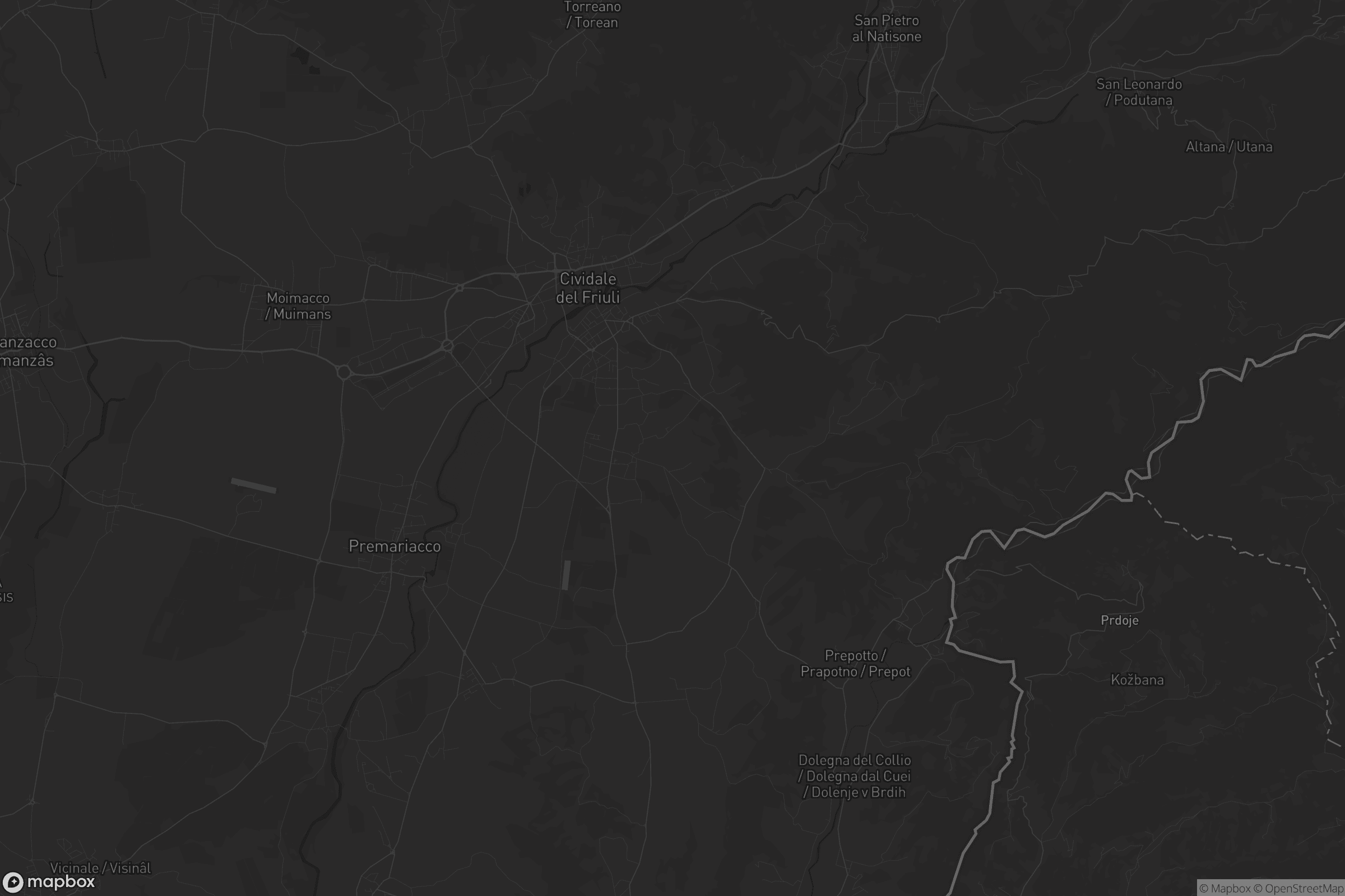 Mappa di Cividale del Friuli