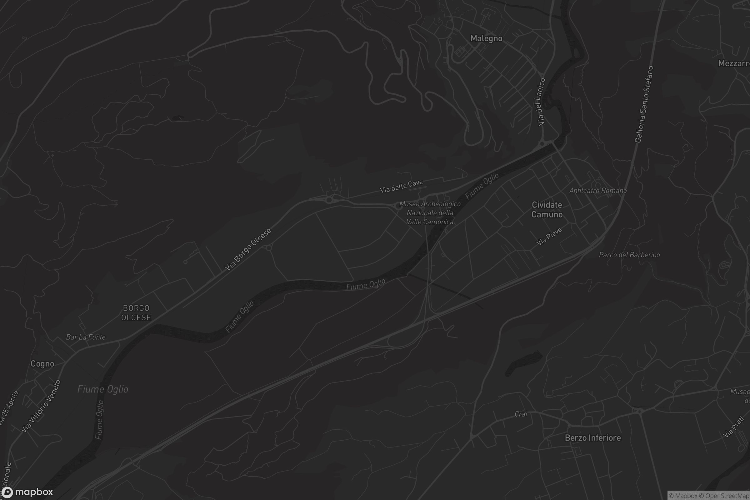 Mappa di Cividate Camuno