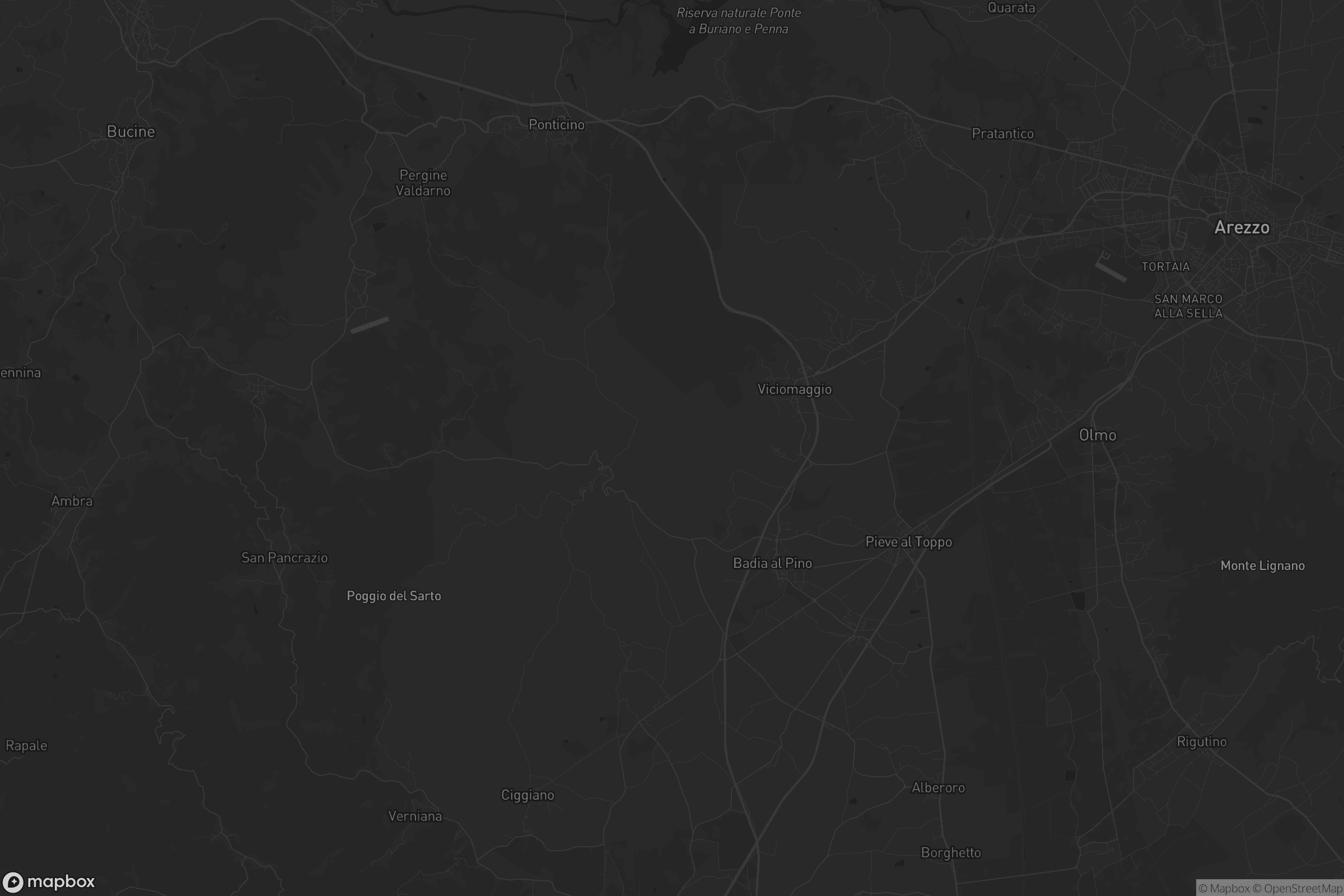 Mappa di Civitella in Val di Chiana