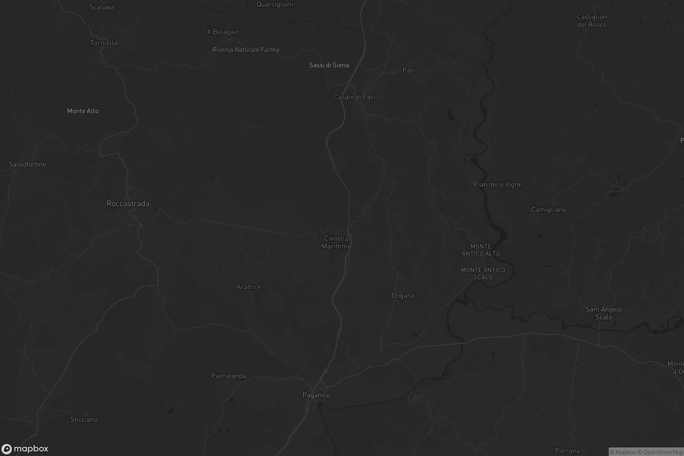 Mappa di Civitella Paganico